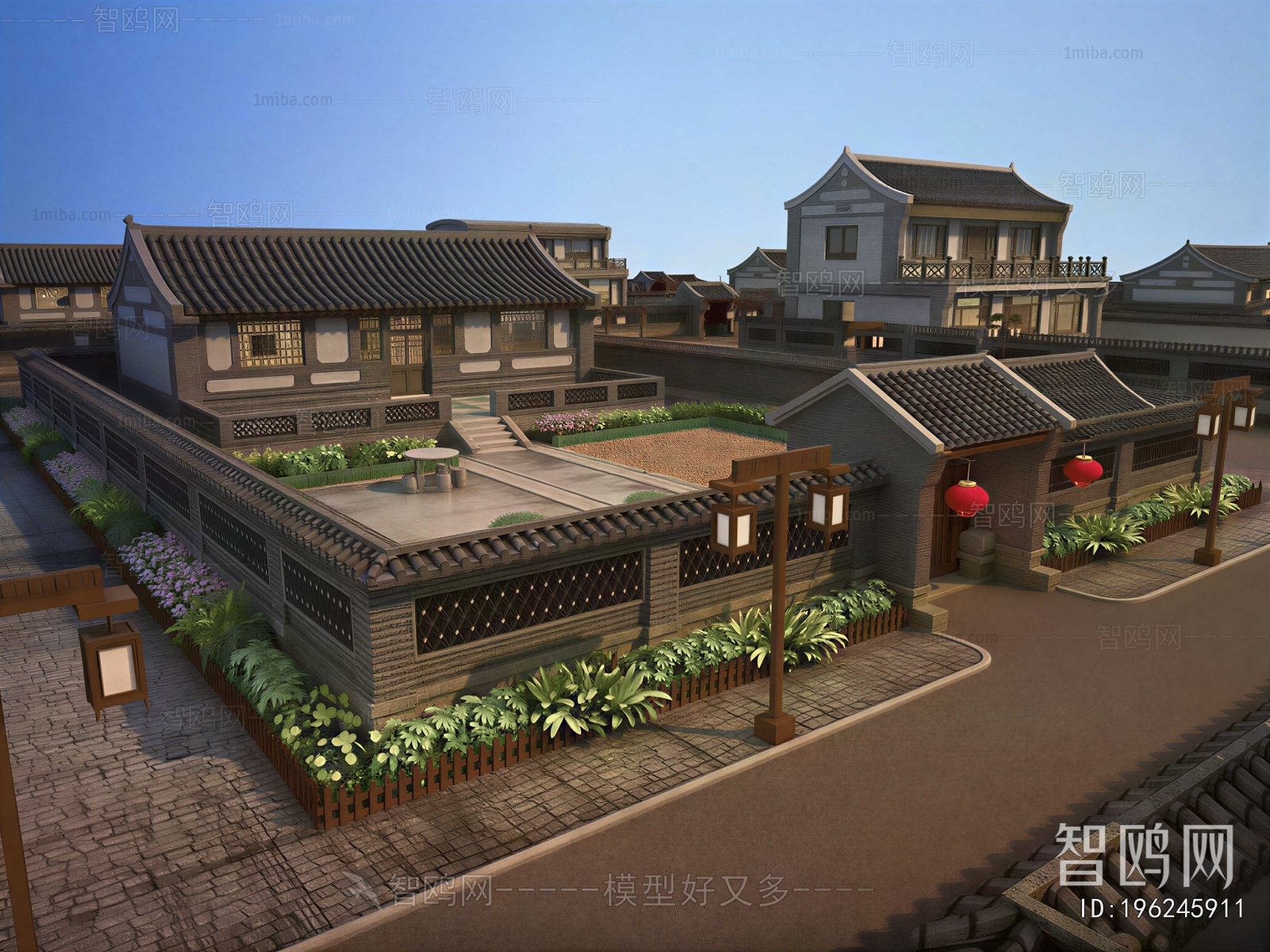 Chinese Style Residential Building