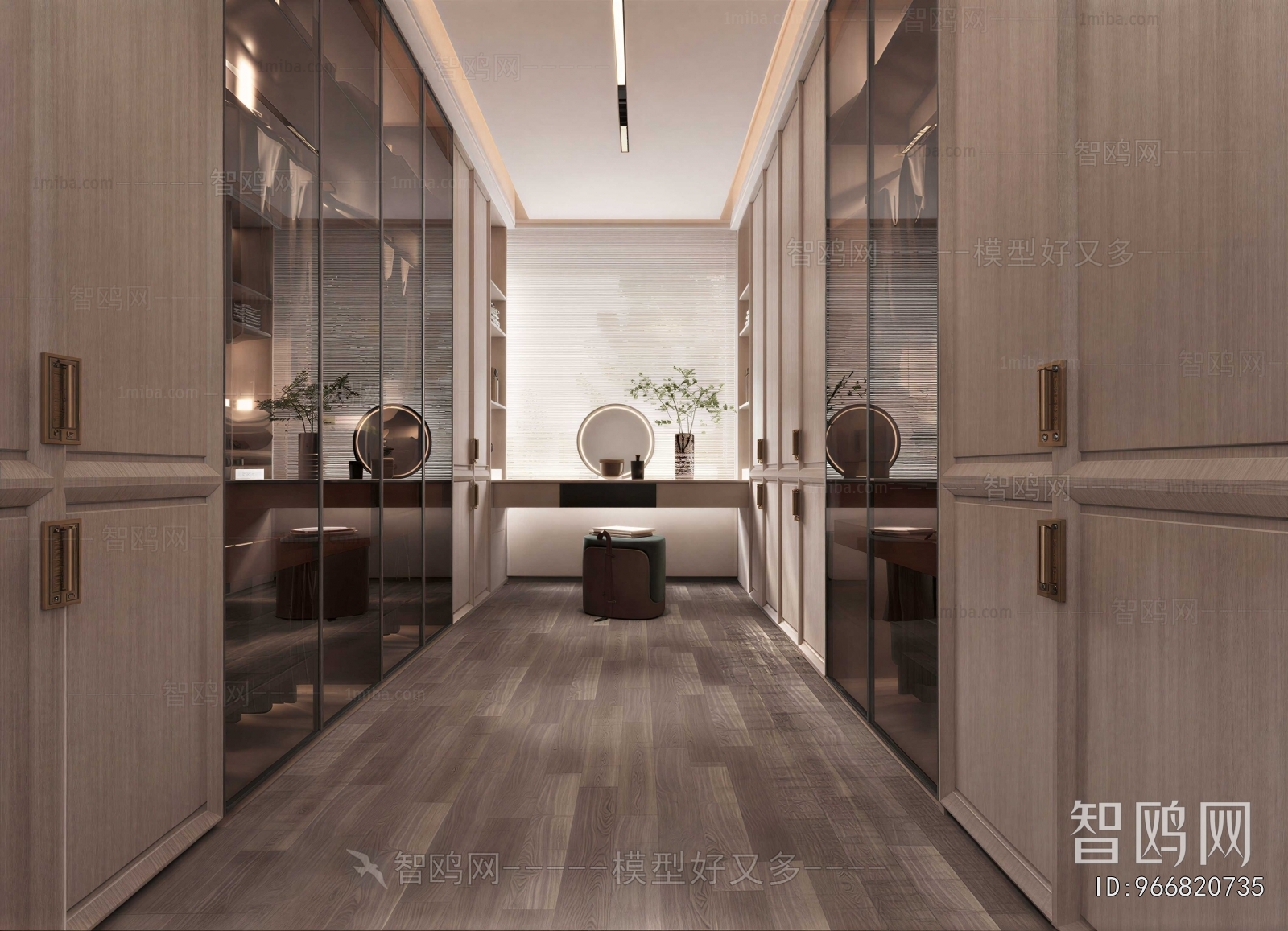 Modern Clothes Storage Area