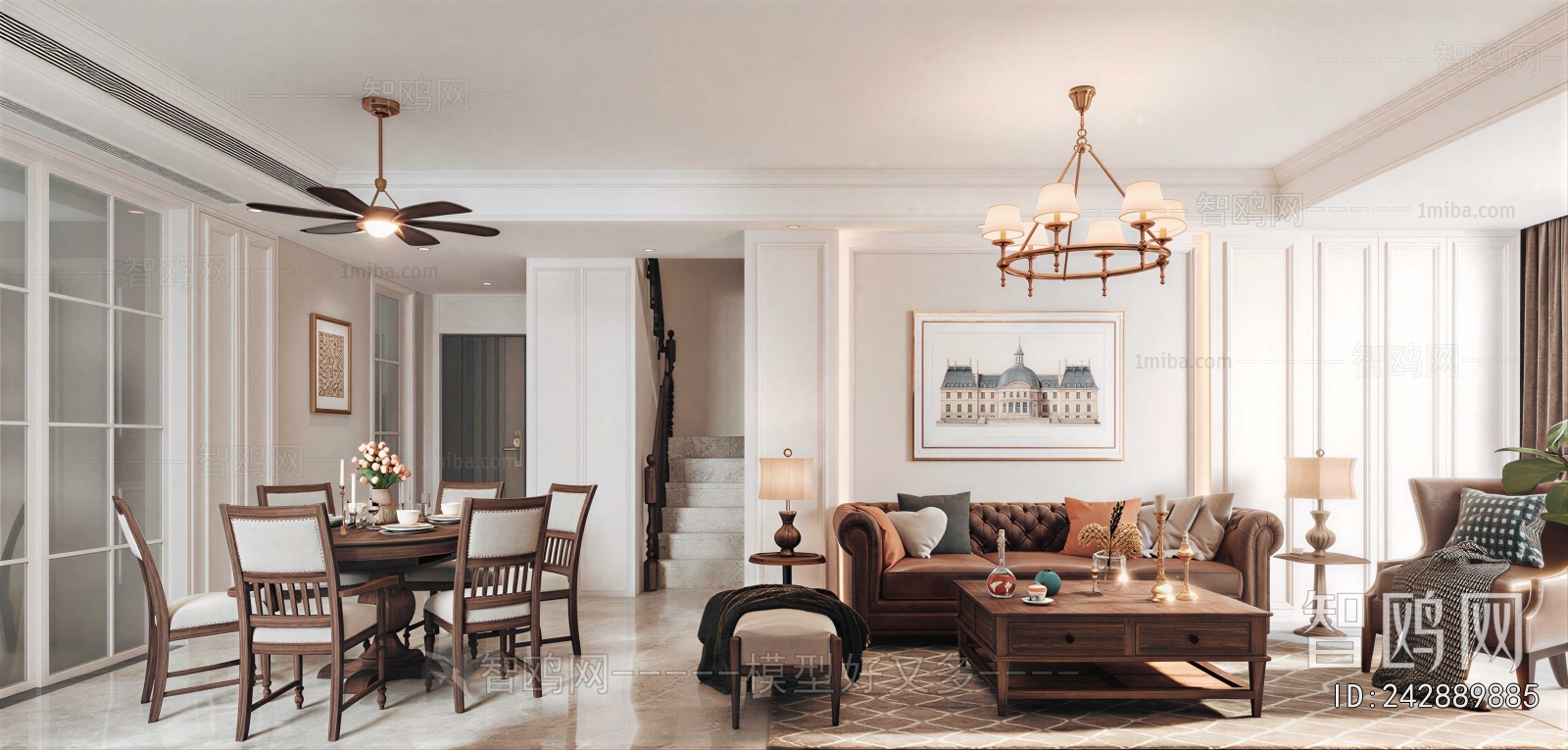 American Style A Living Room
