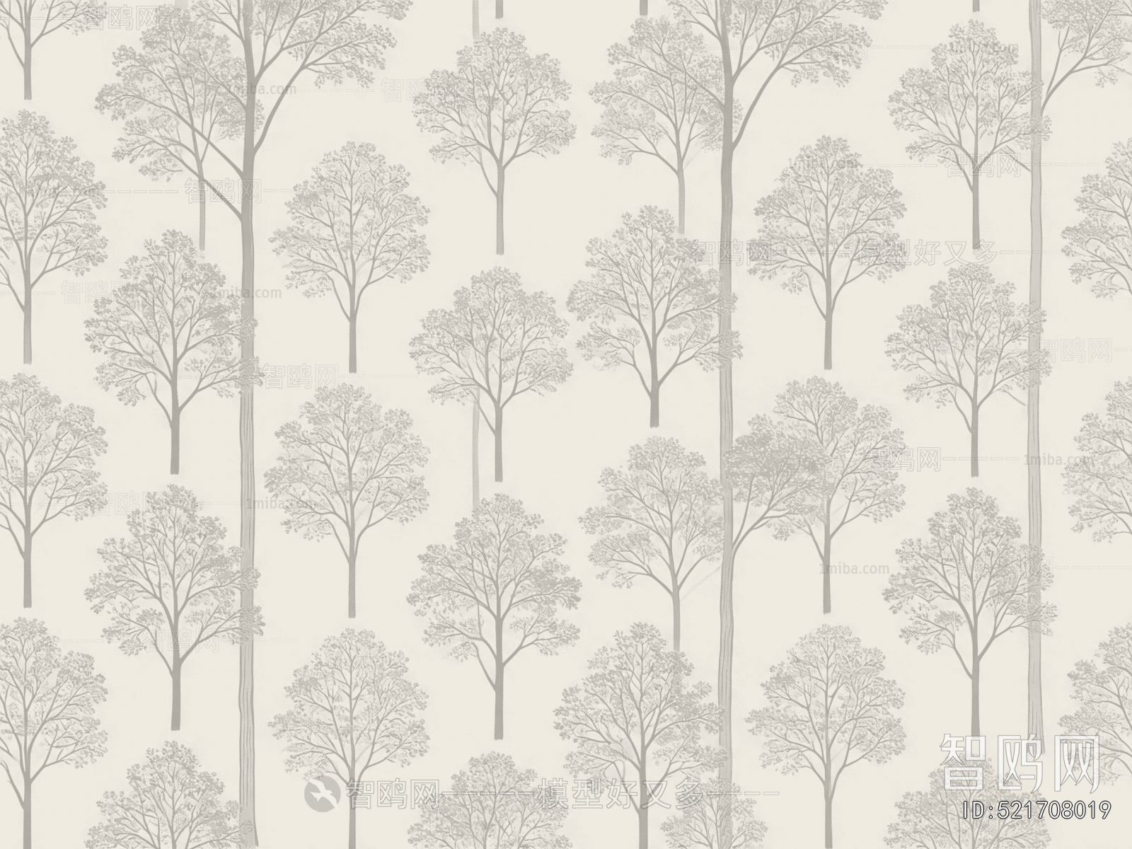 Animal And Plant Pattern Wallpaper