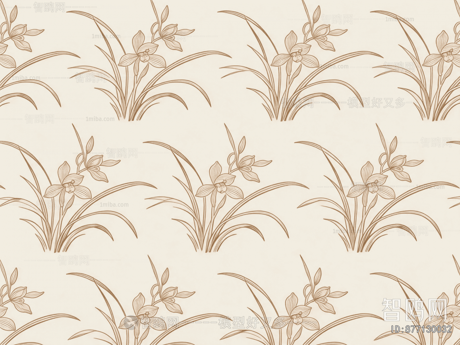 Animal And Plant Pattern Wallpaper