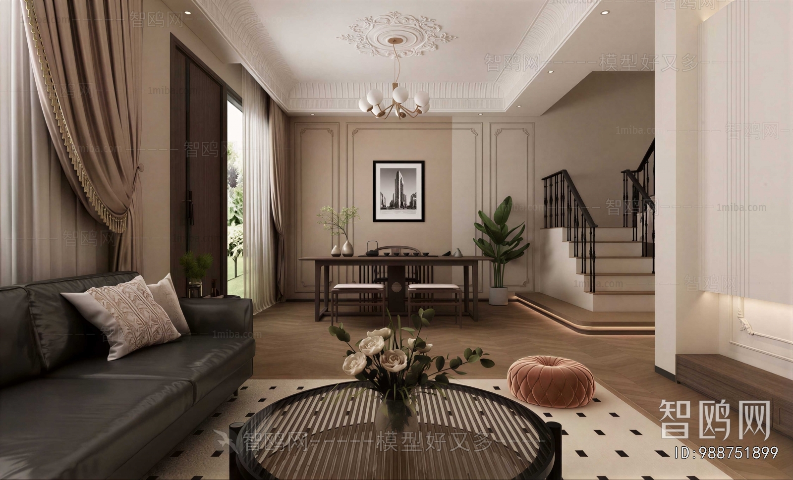 French Style A Living Room