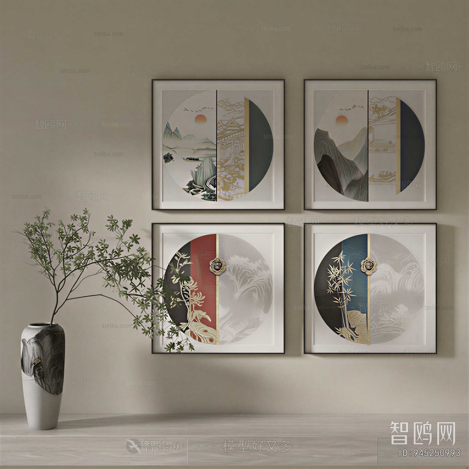 New Chinese Style Painting