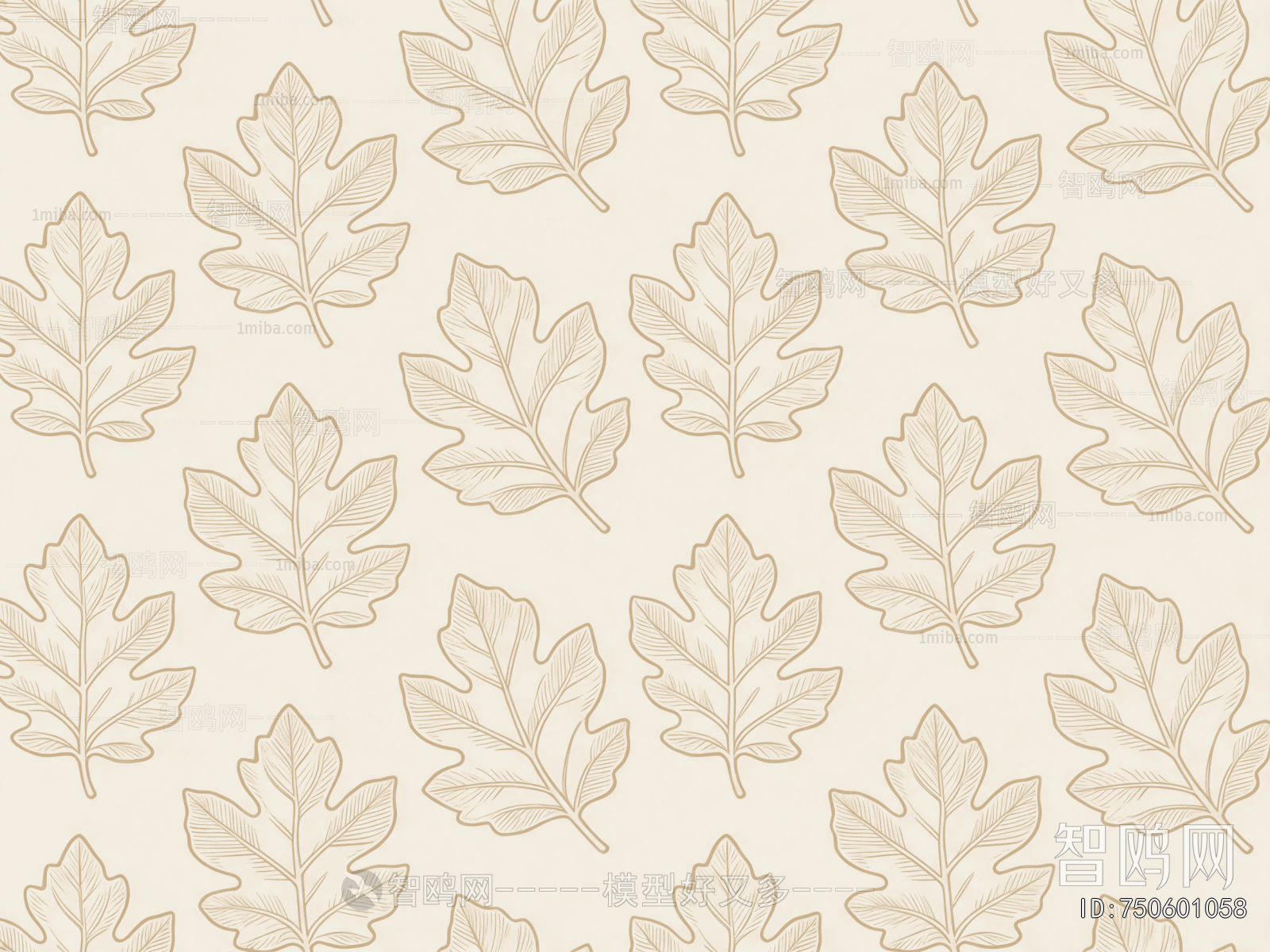 Animal And Plant Pattern Wallpaper