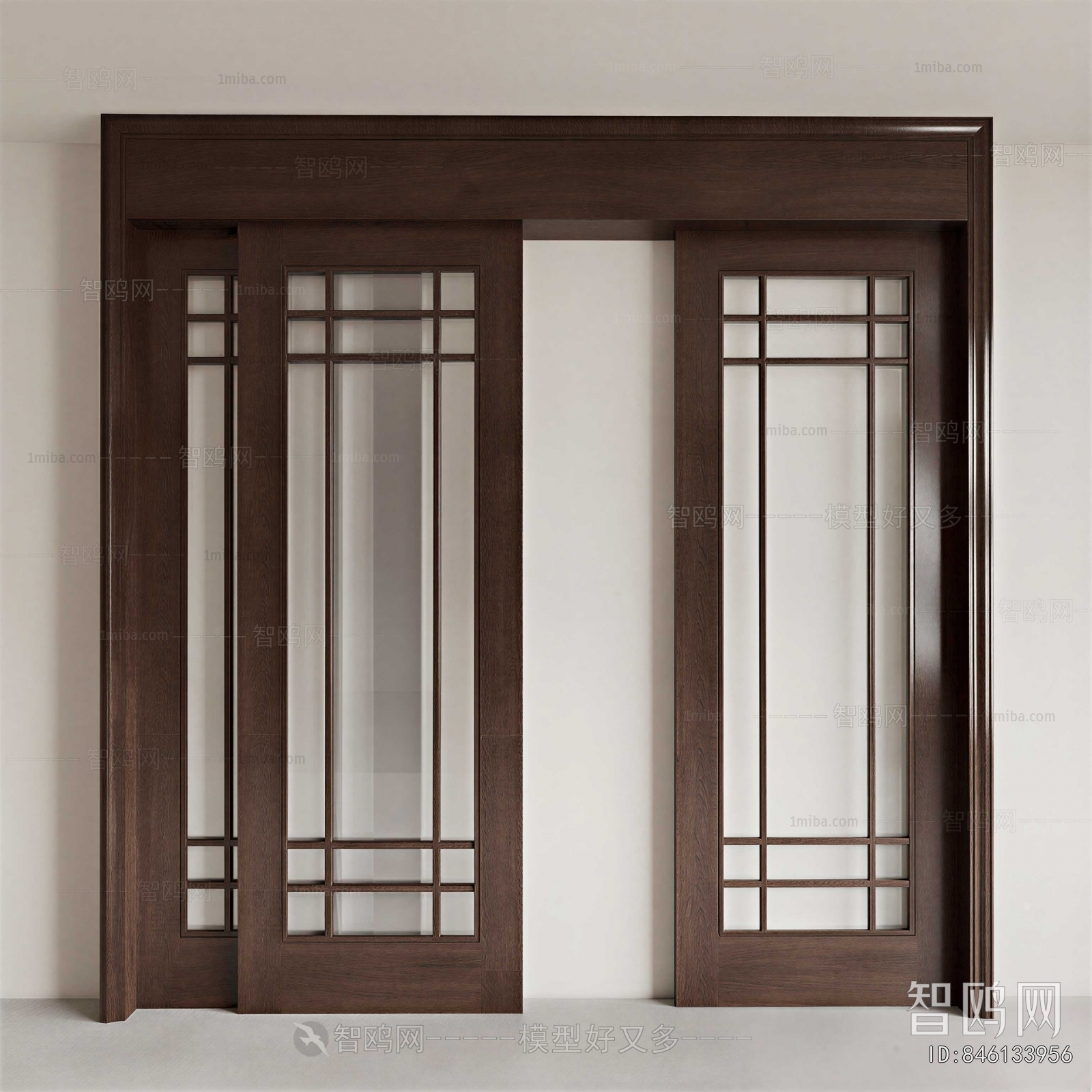 New Chinese Style Sliding Door