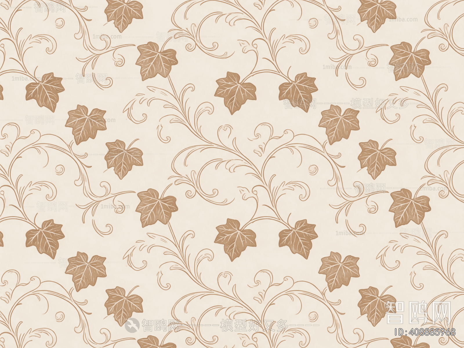 Animal And Plant Pattern Wallpaper