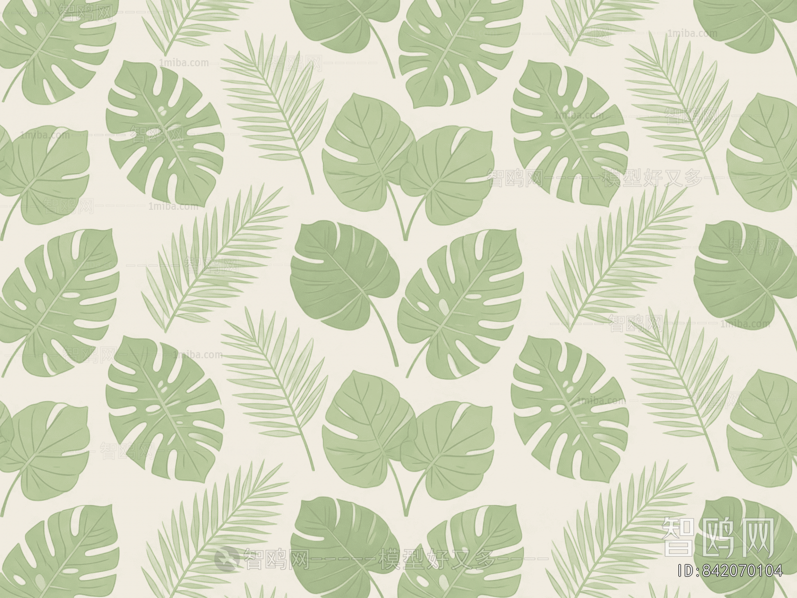 Animal And Plant Pattern Wallpaper