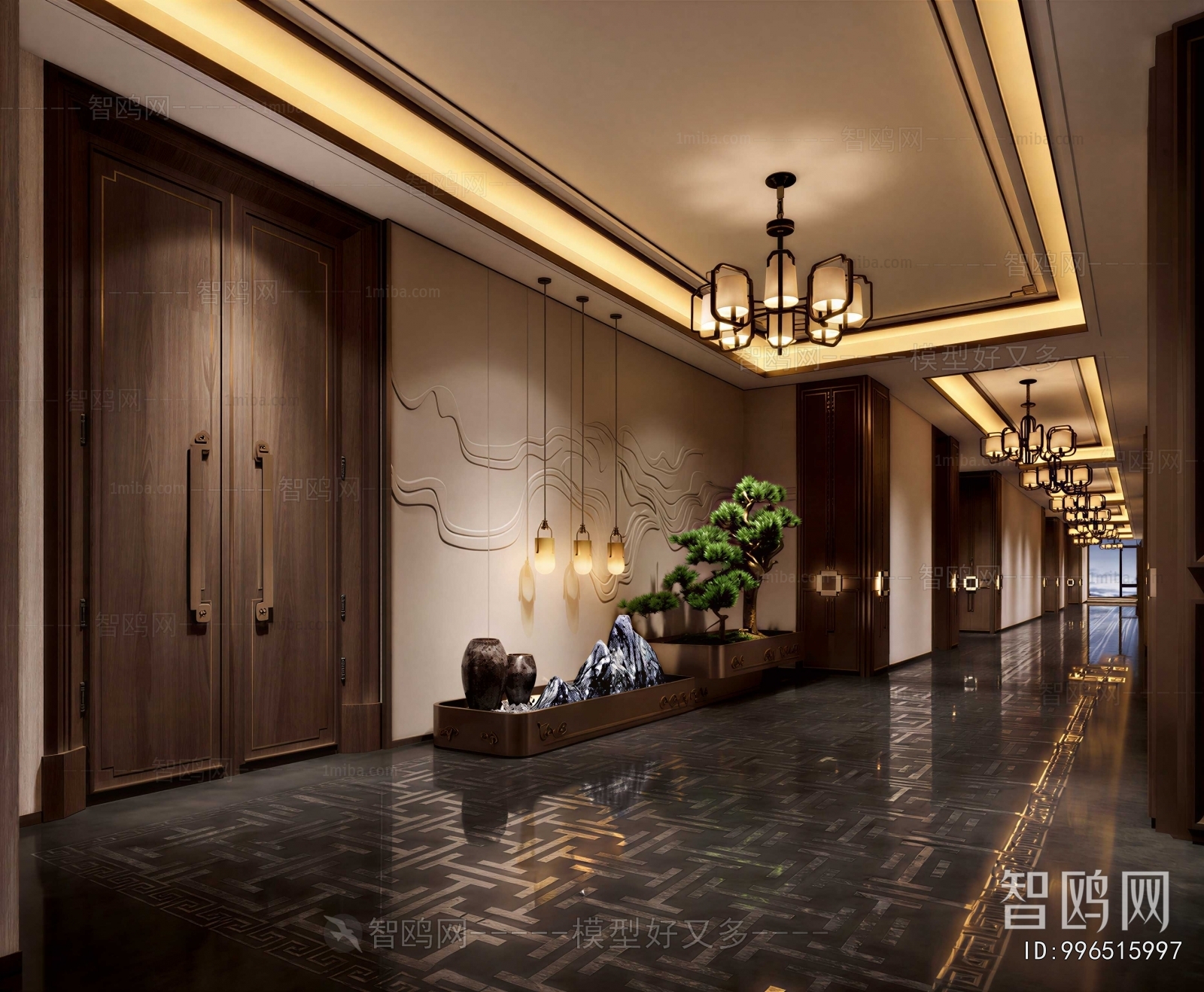 New Chinese Style Corridor
