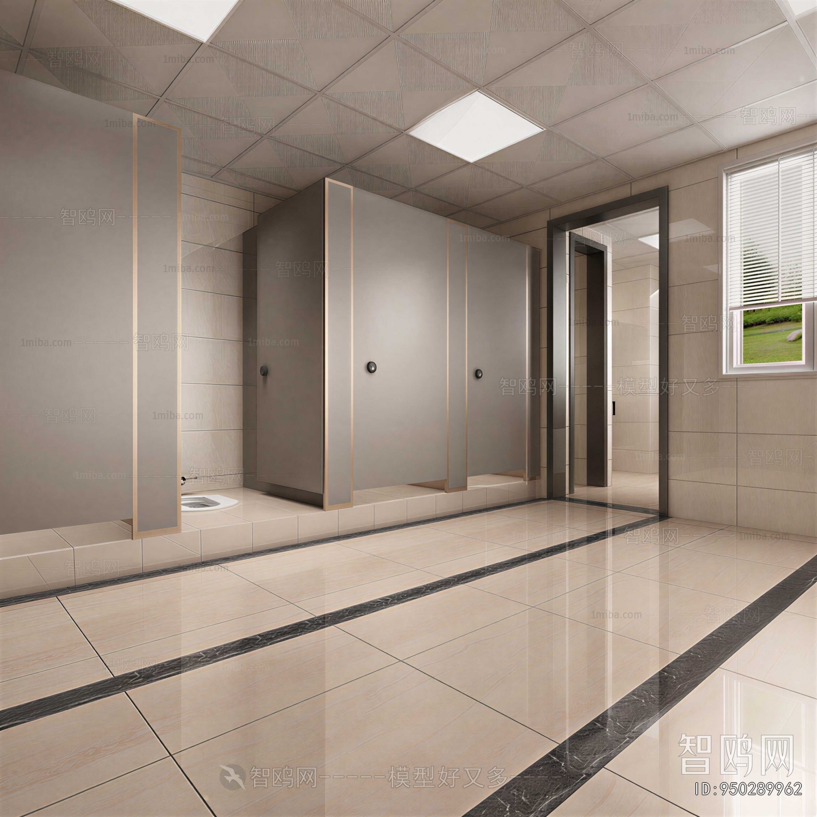 Modern Public Toilet
