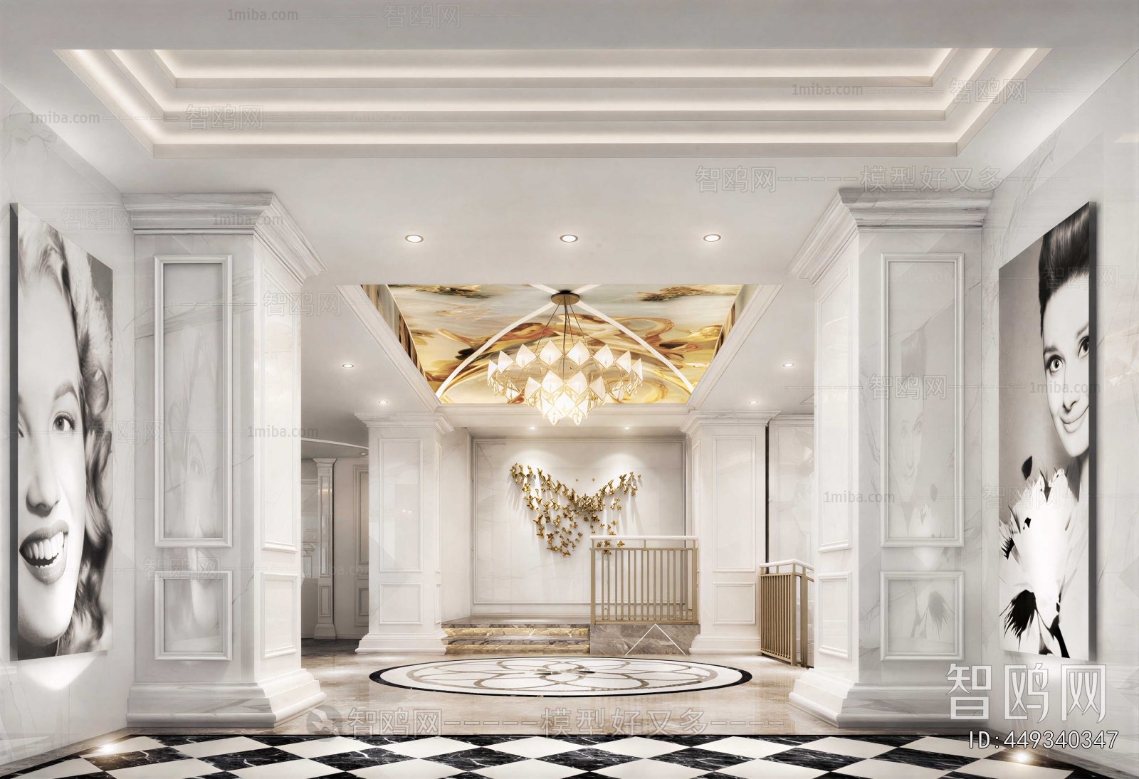 Modern Office Reception Desk