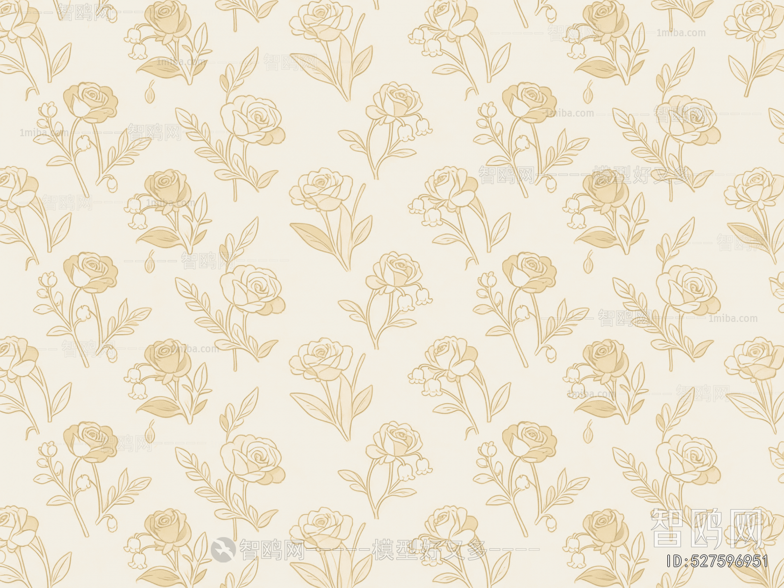 Animal And Plant Pattern Wallpaper