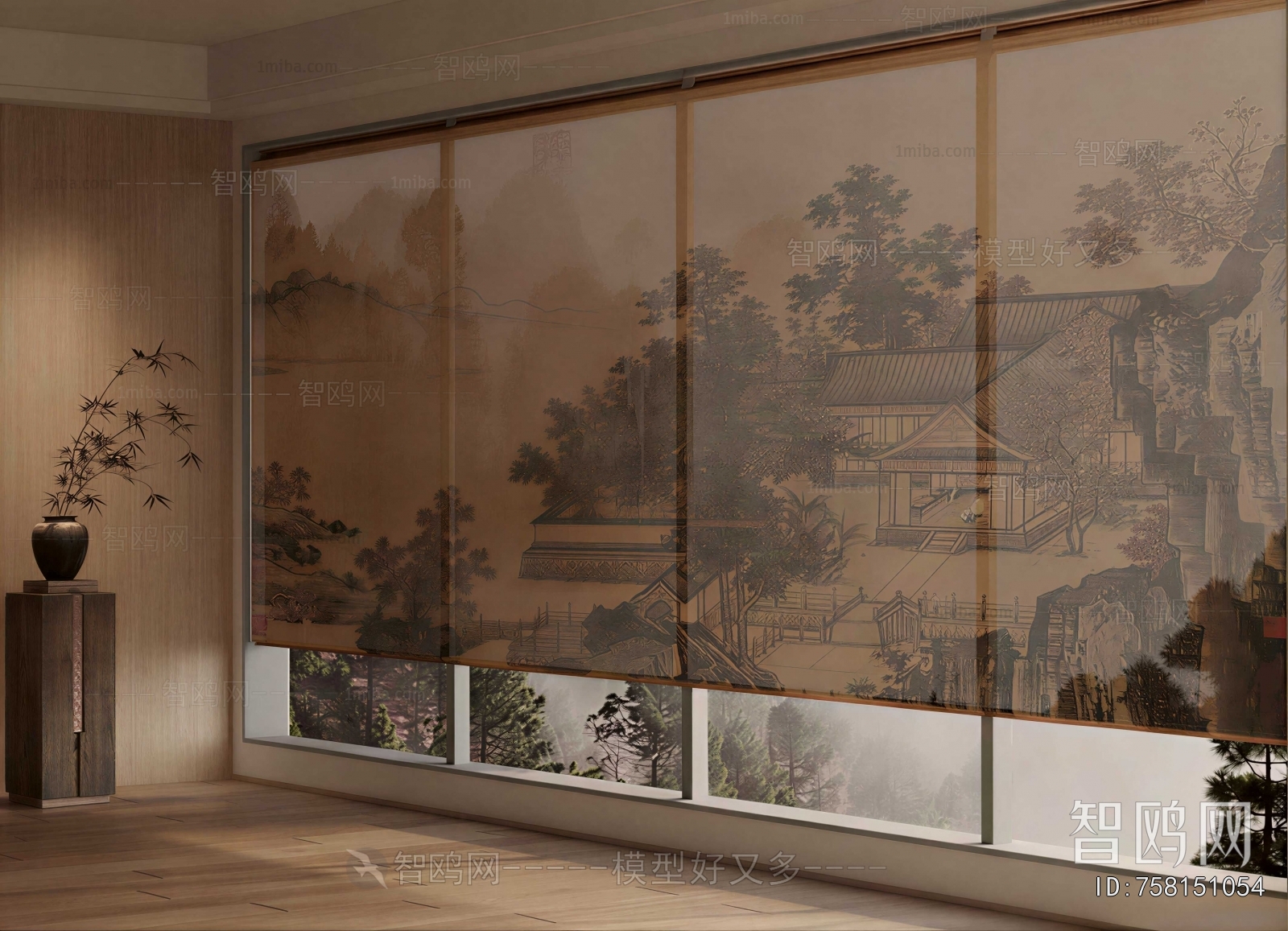 New Chinese Style The Curtain