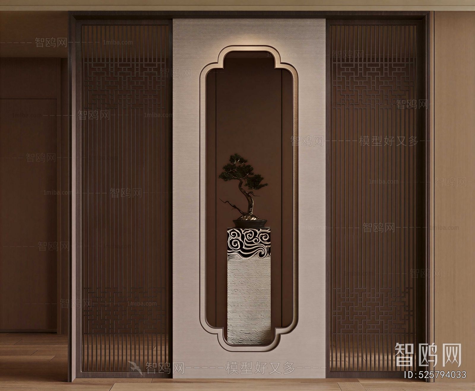 New Chinese Style Hallway