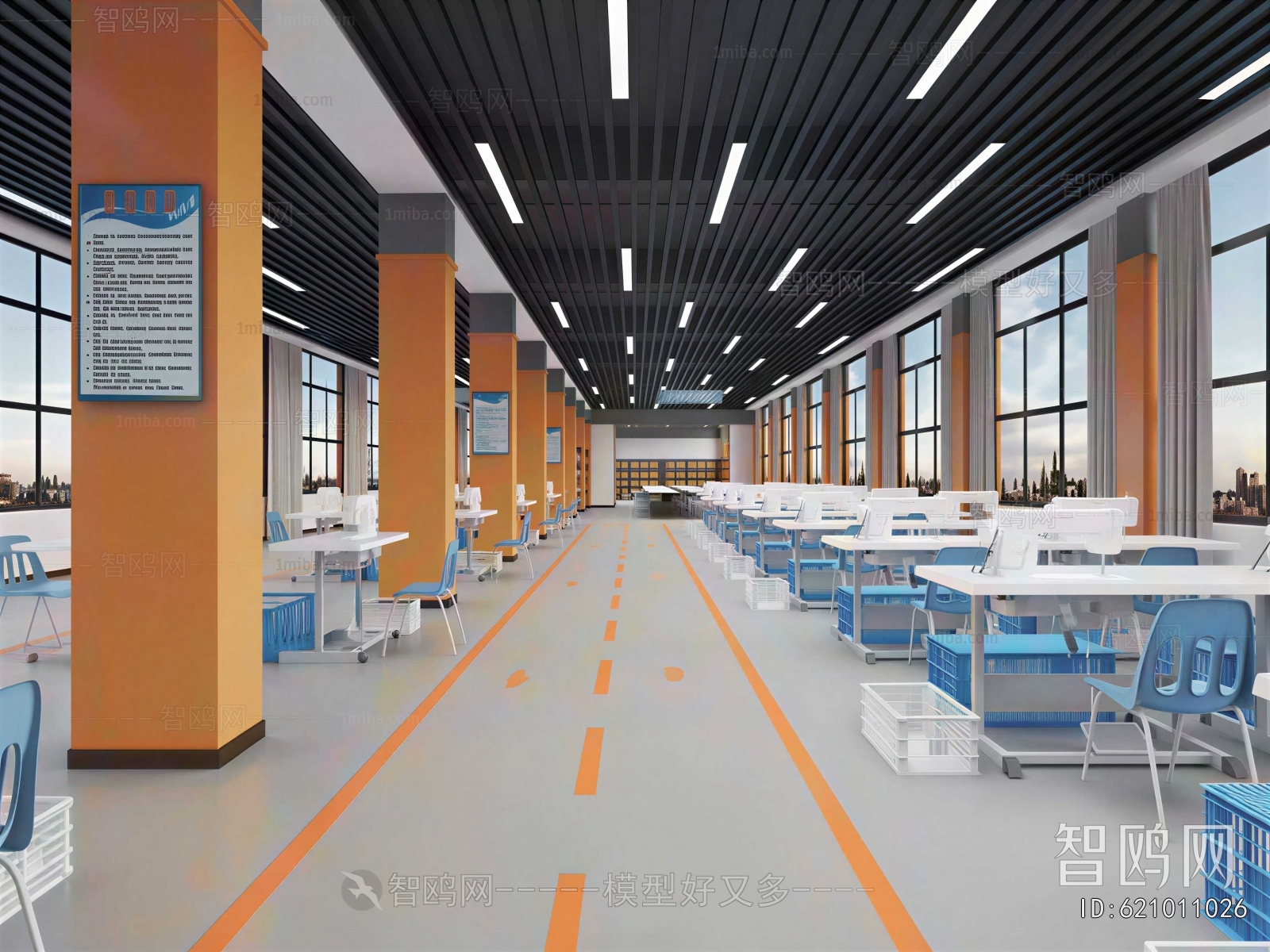 Modern Factory Floor/warehouse