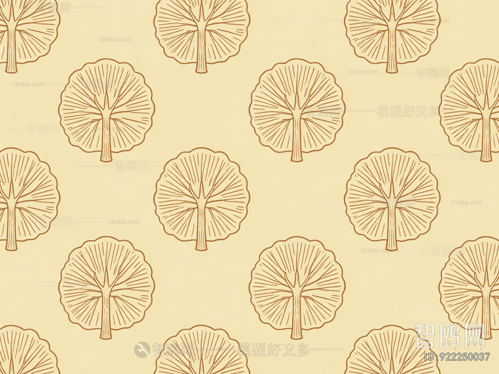 Animal And Plant Pattern Wallpaper