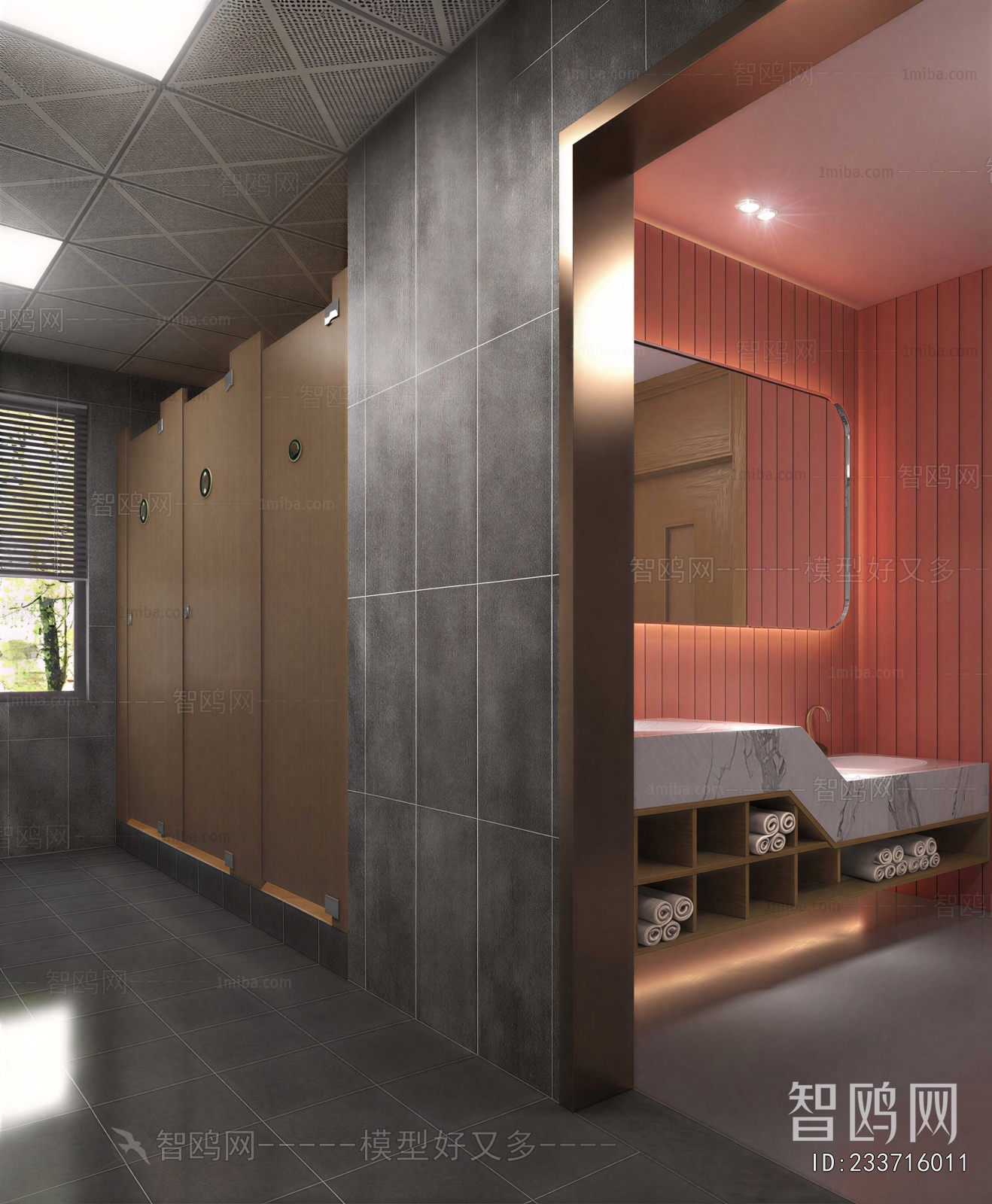 Modern Public Toilet