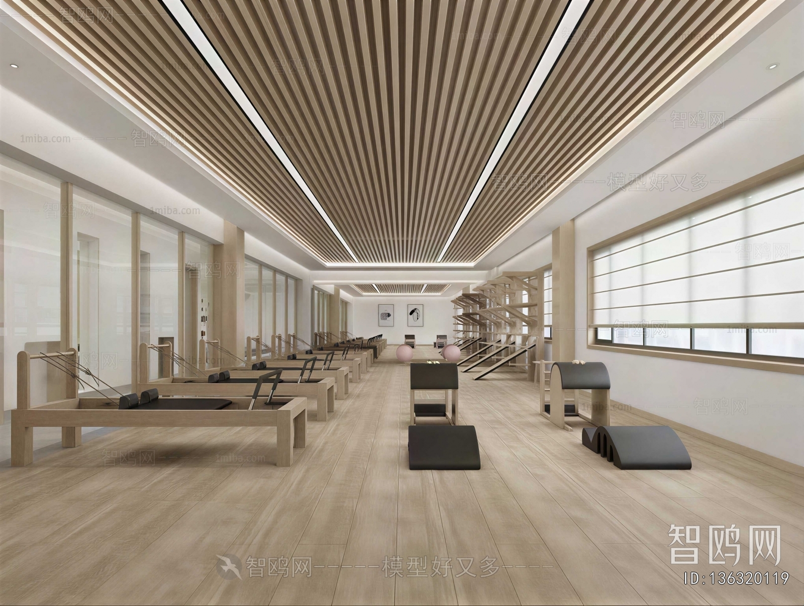 Modern Yoga Room
