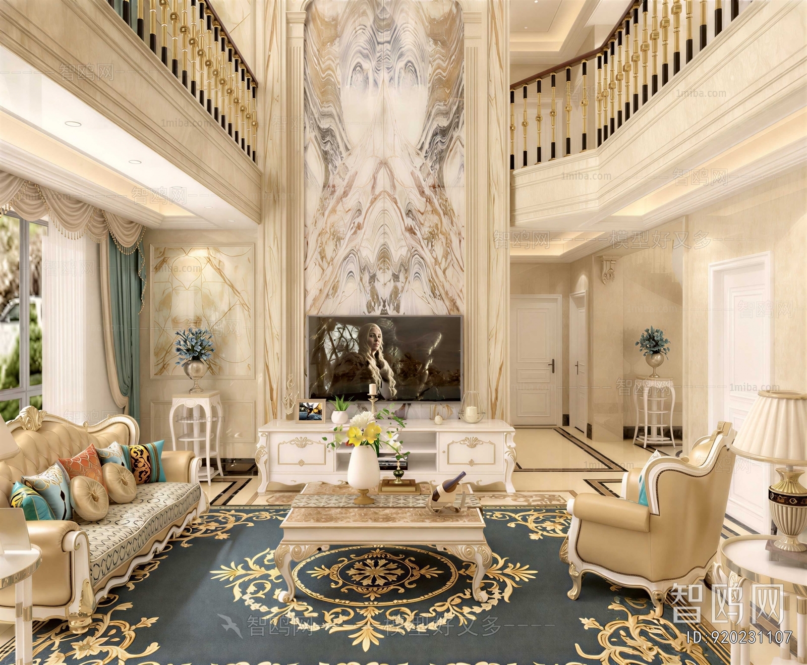 European Style A Living Room