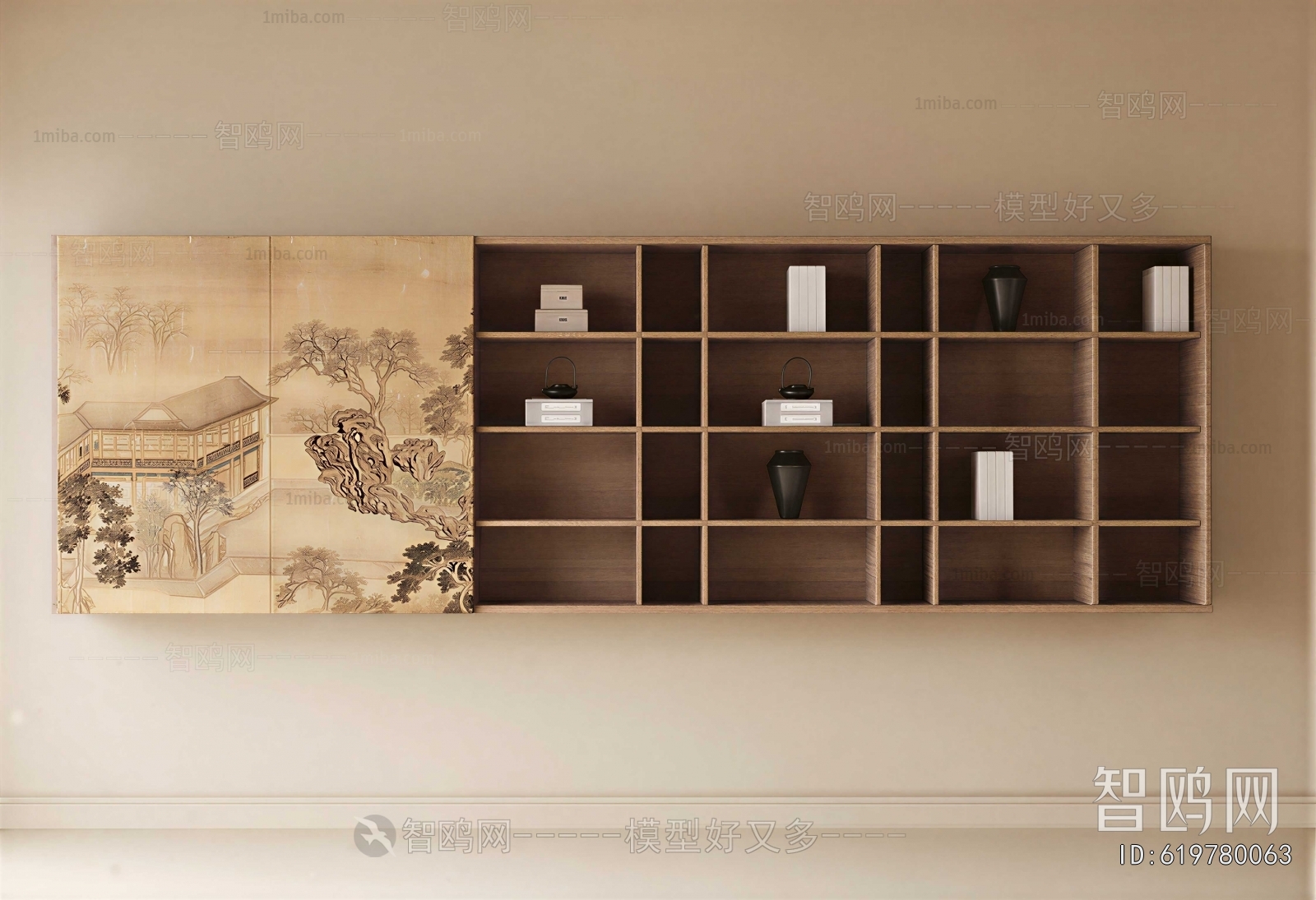 New Chinese Style Decorative Cabinet
