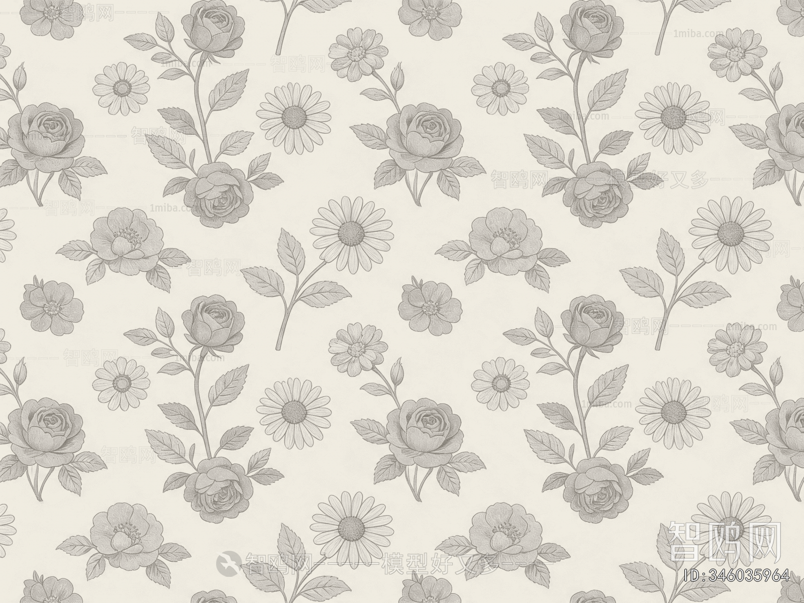 Animal And Plant Pattern Wallpaper