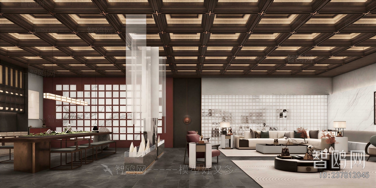 New Chinese Style Meeting Room