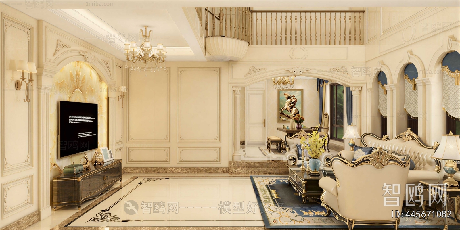 European Style A Living Room