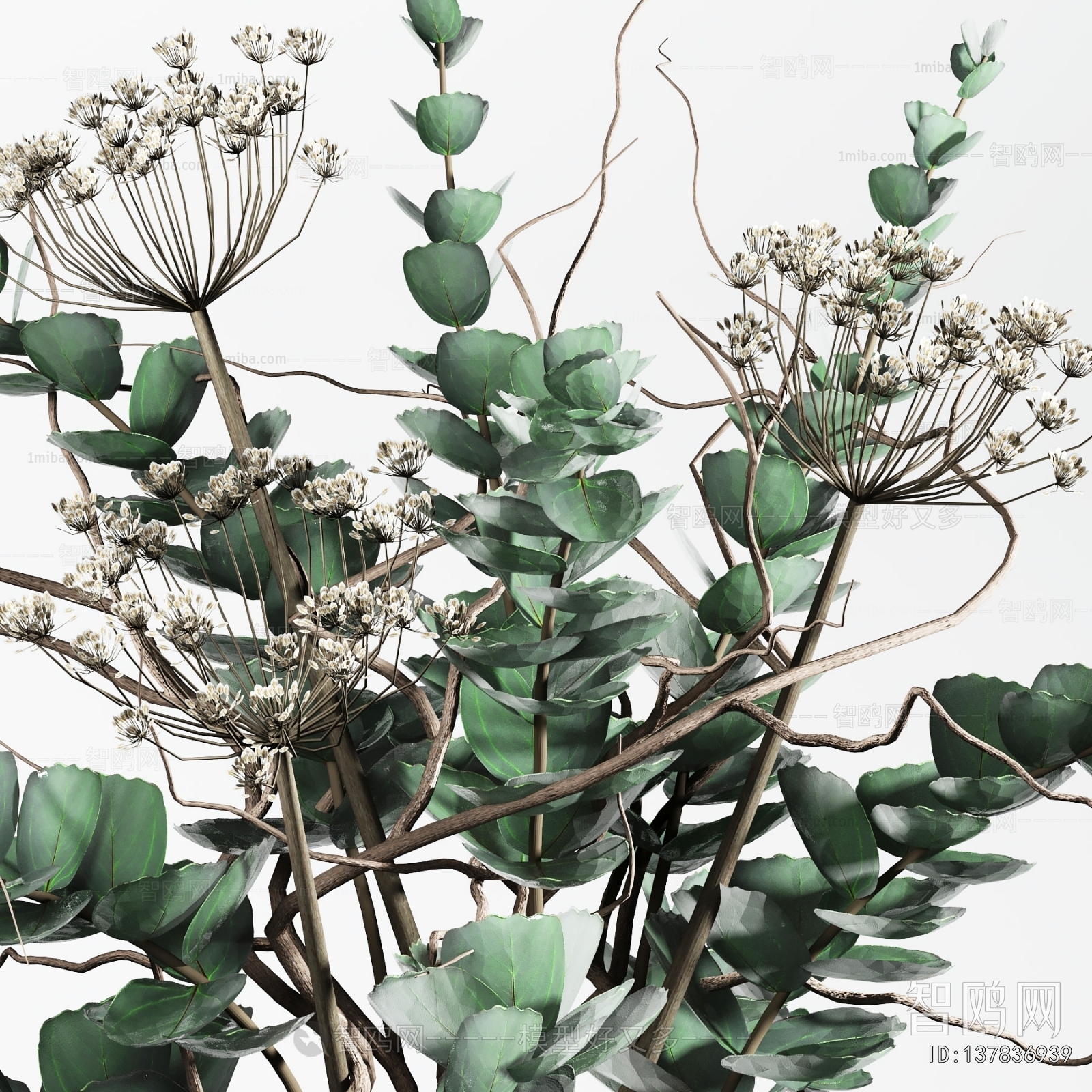 Modern Aquatic Green Plant