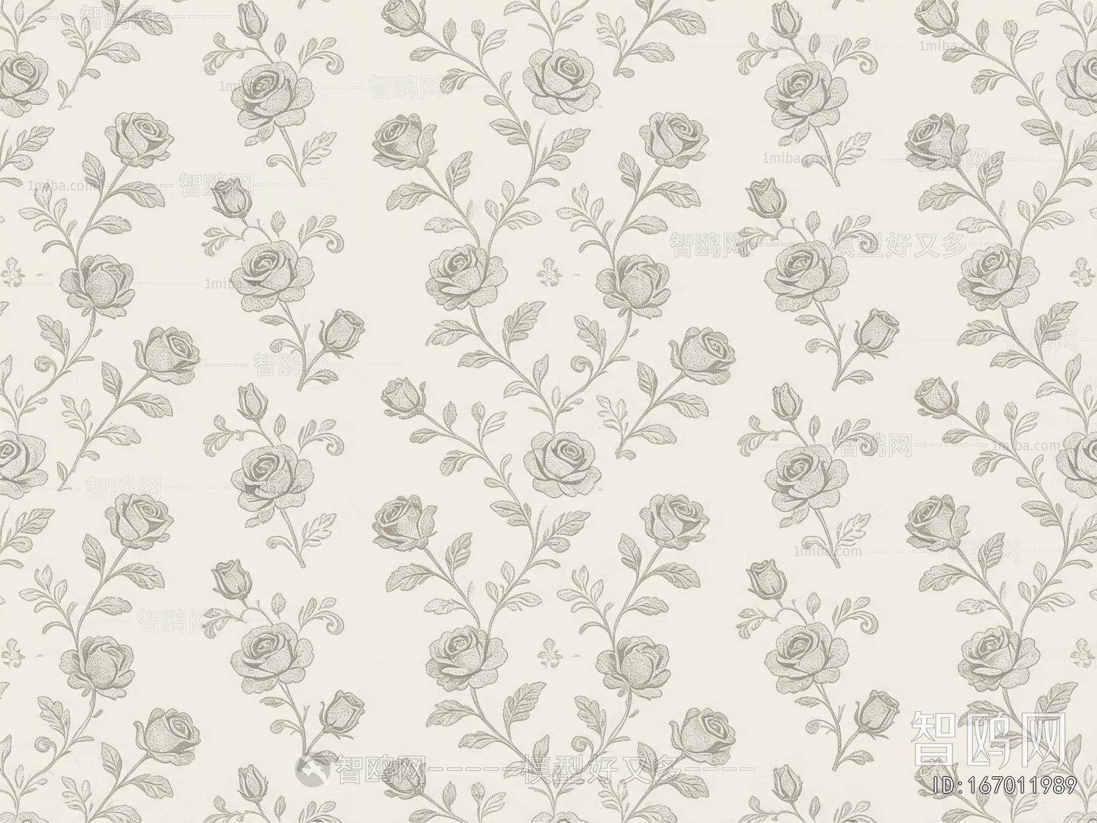 Animal And Plant Pattern Wallpaper