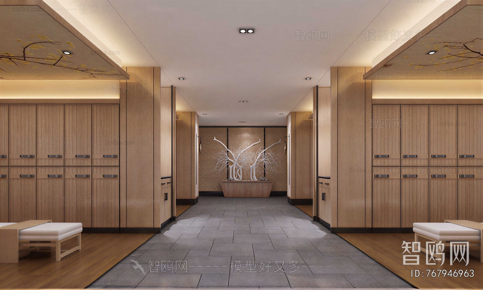New Chinese Style Changing Room