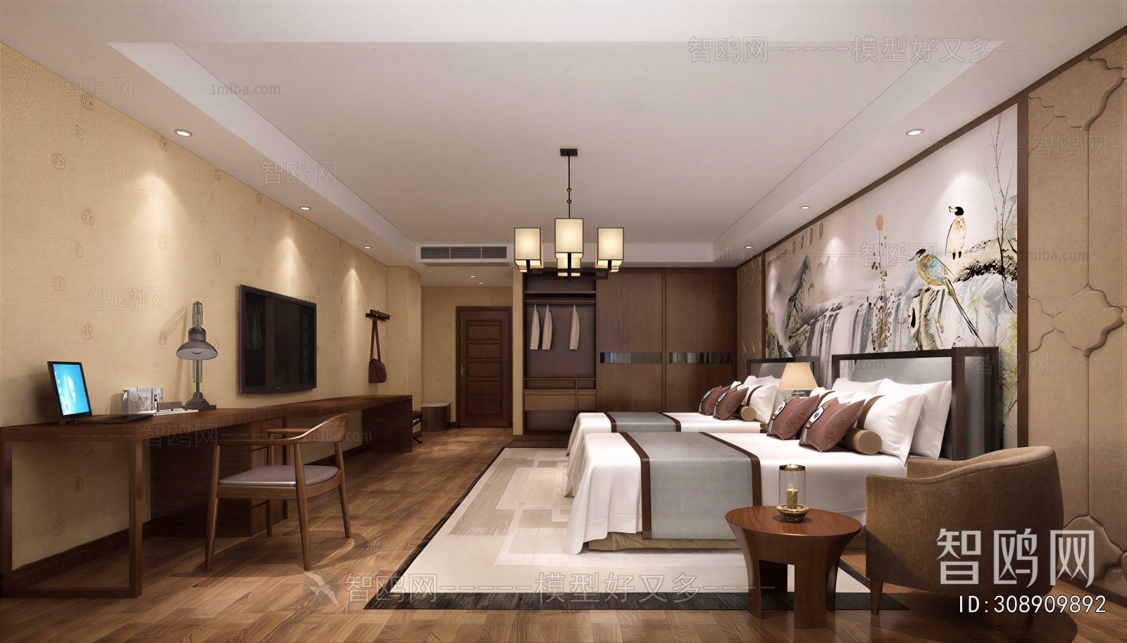 New Chinese Style Guest Room