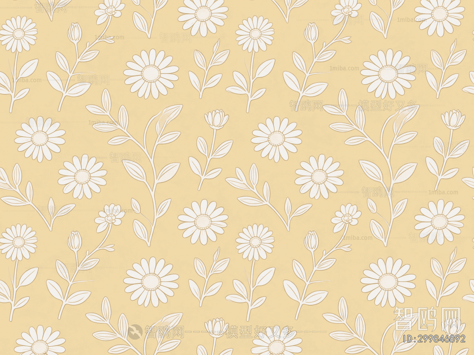 Animal And Plant Pattern Wallpaper