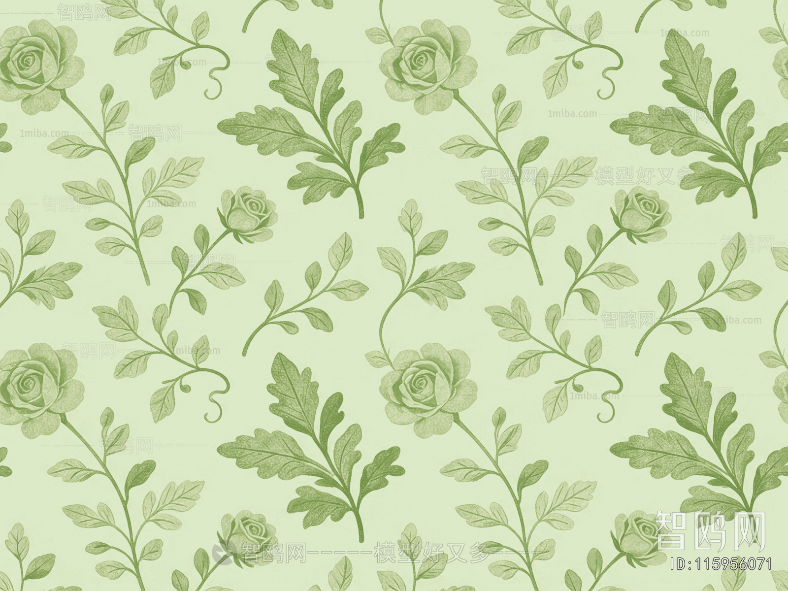 Animal And Plant Pattern Wallpaper