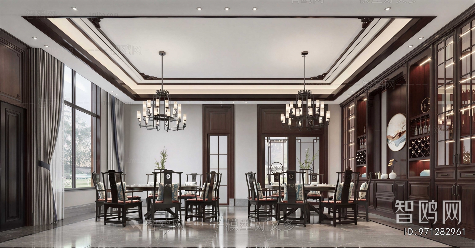 New Chinese Style Dining Room