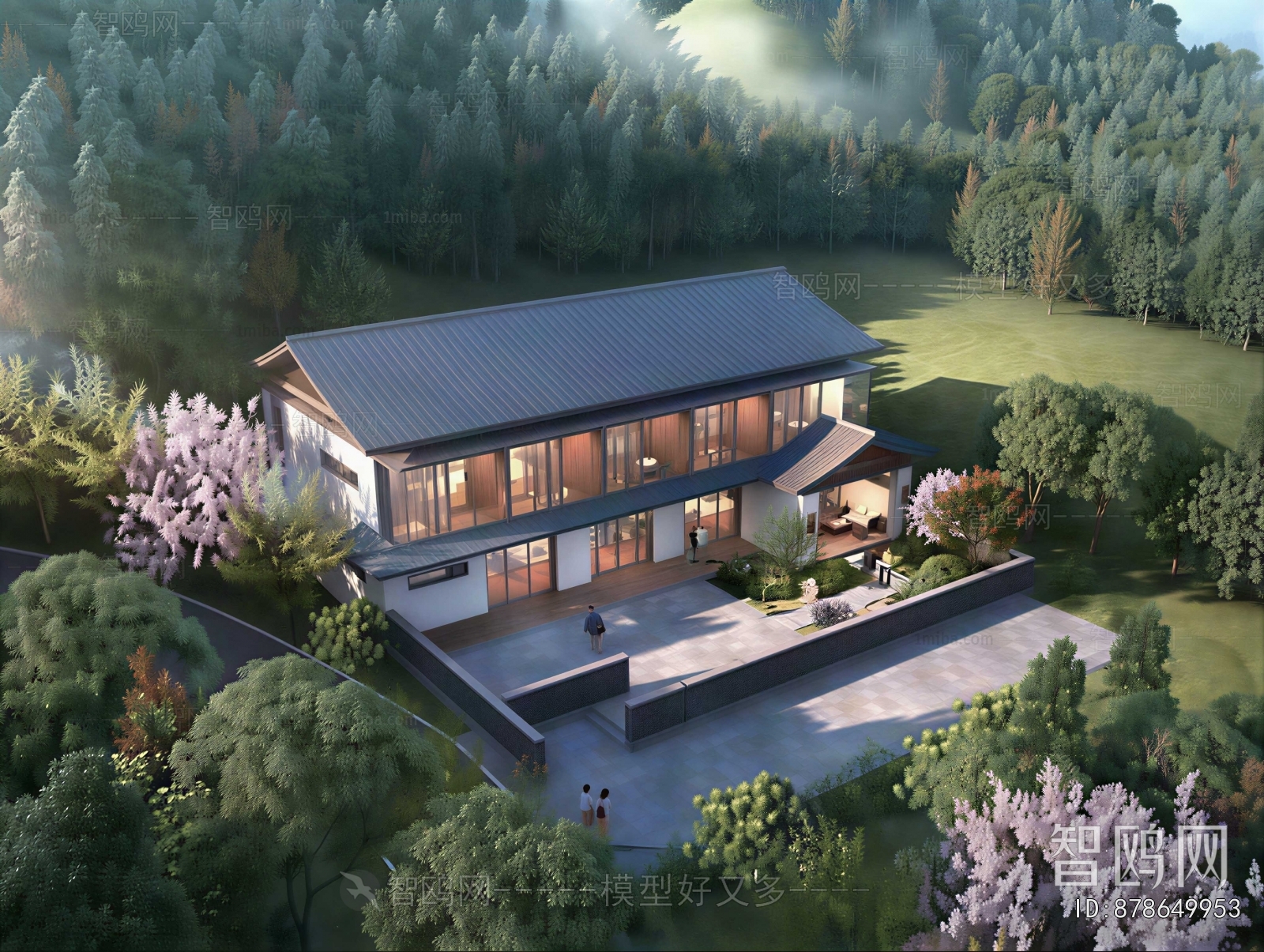 New Chinese Style Courtyard/landscape