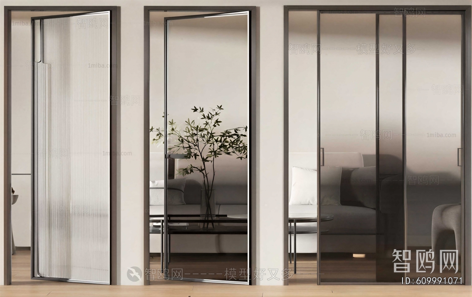 Modern Single Door