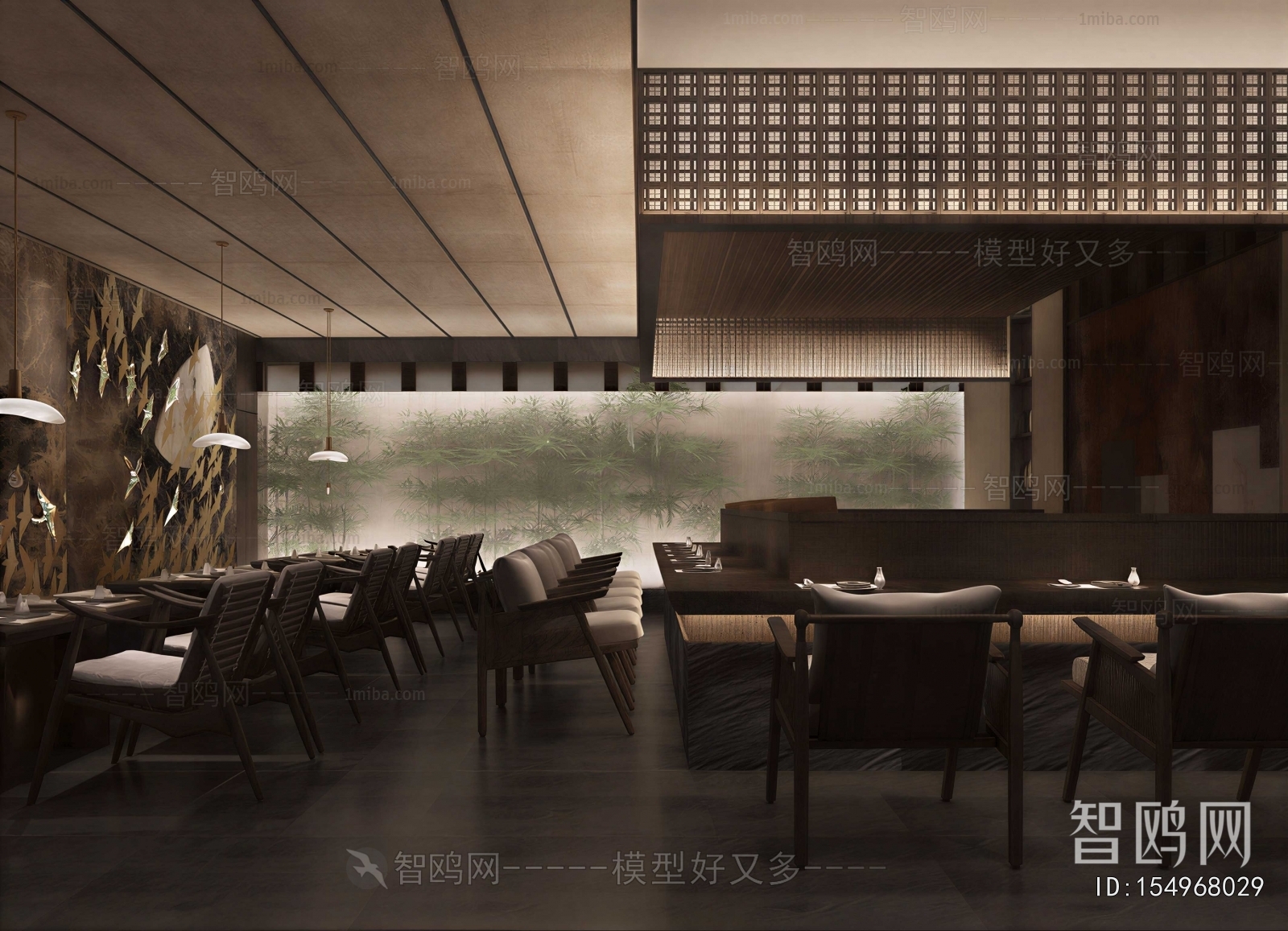 New Chinese Style Dining Room