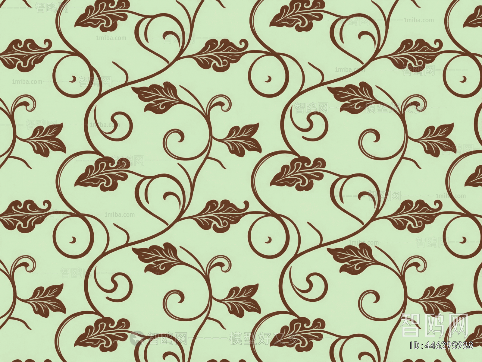 Animal And Plant Pattern Wallpaper