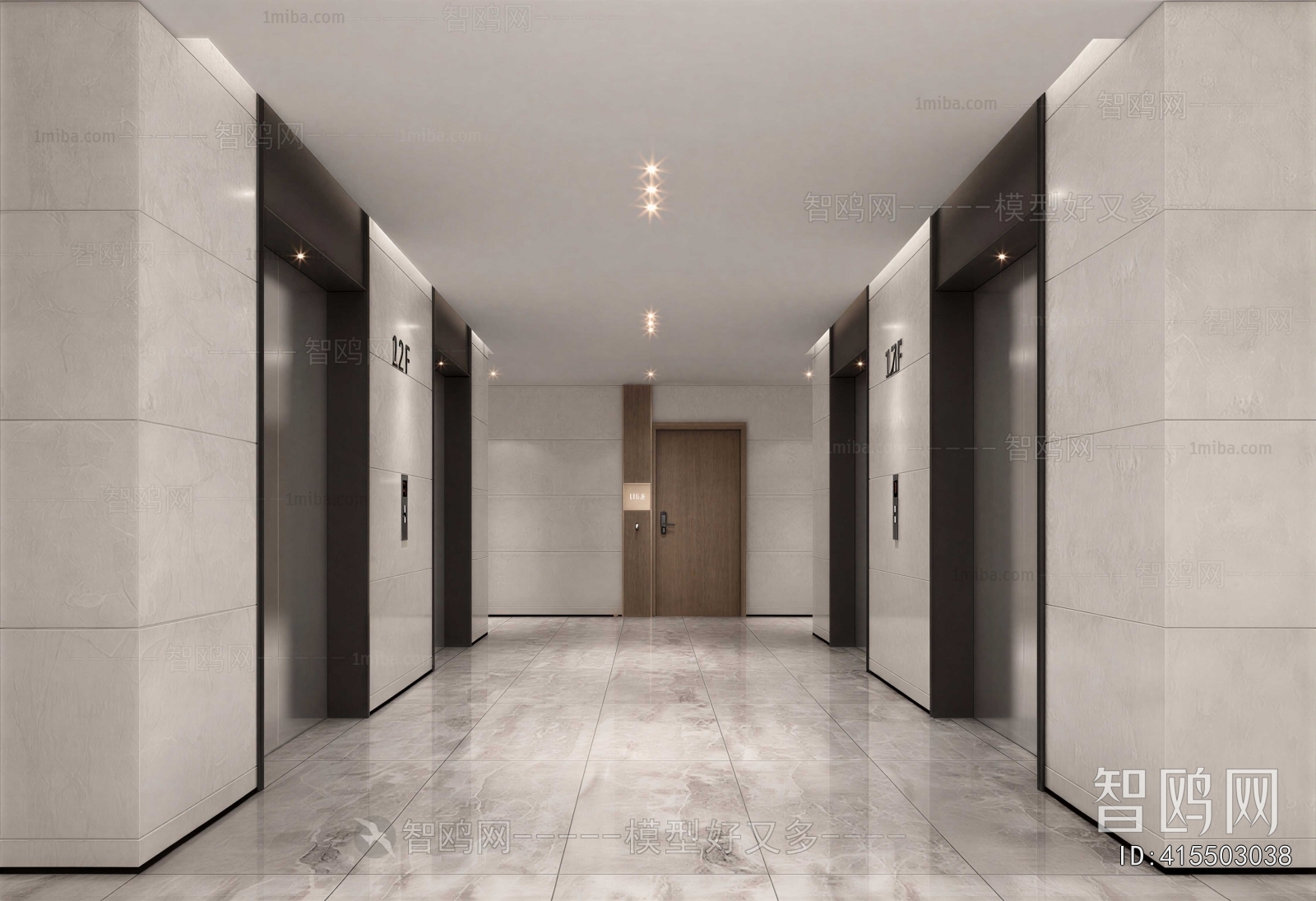 Modern Elevator Hall