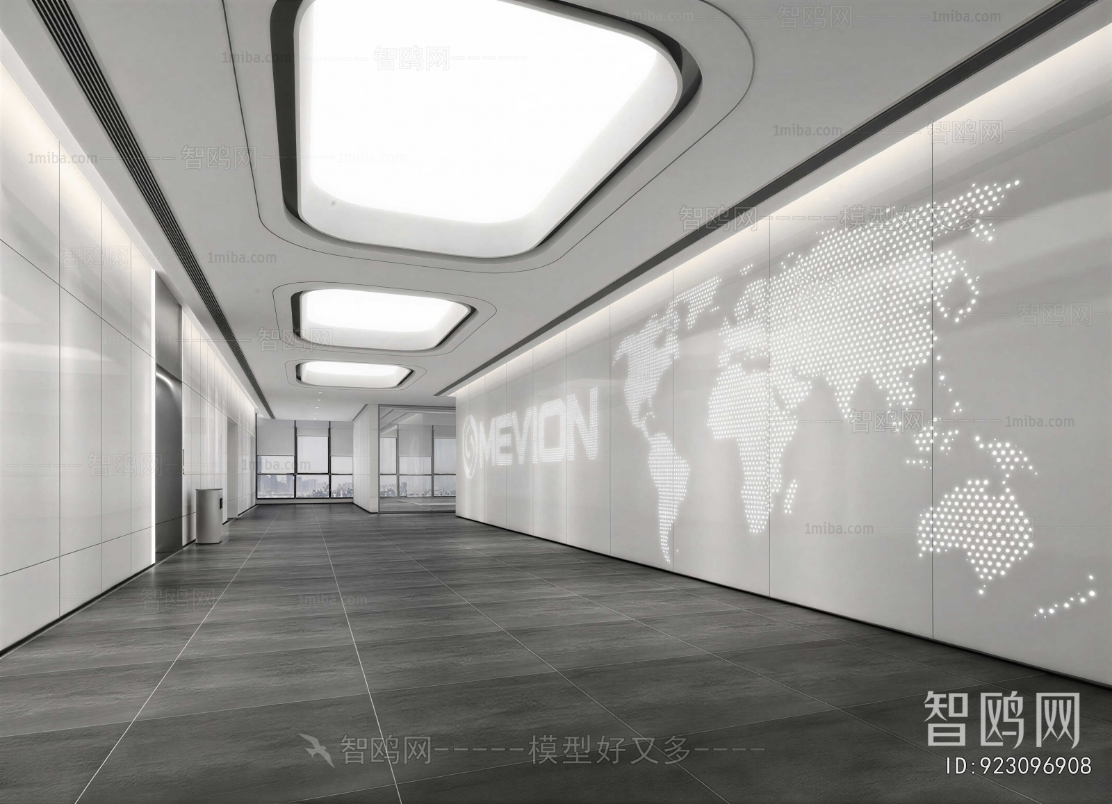 Modern Office Aisle