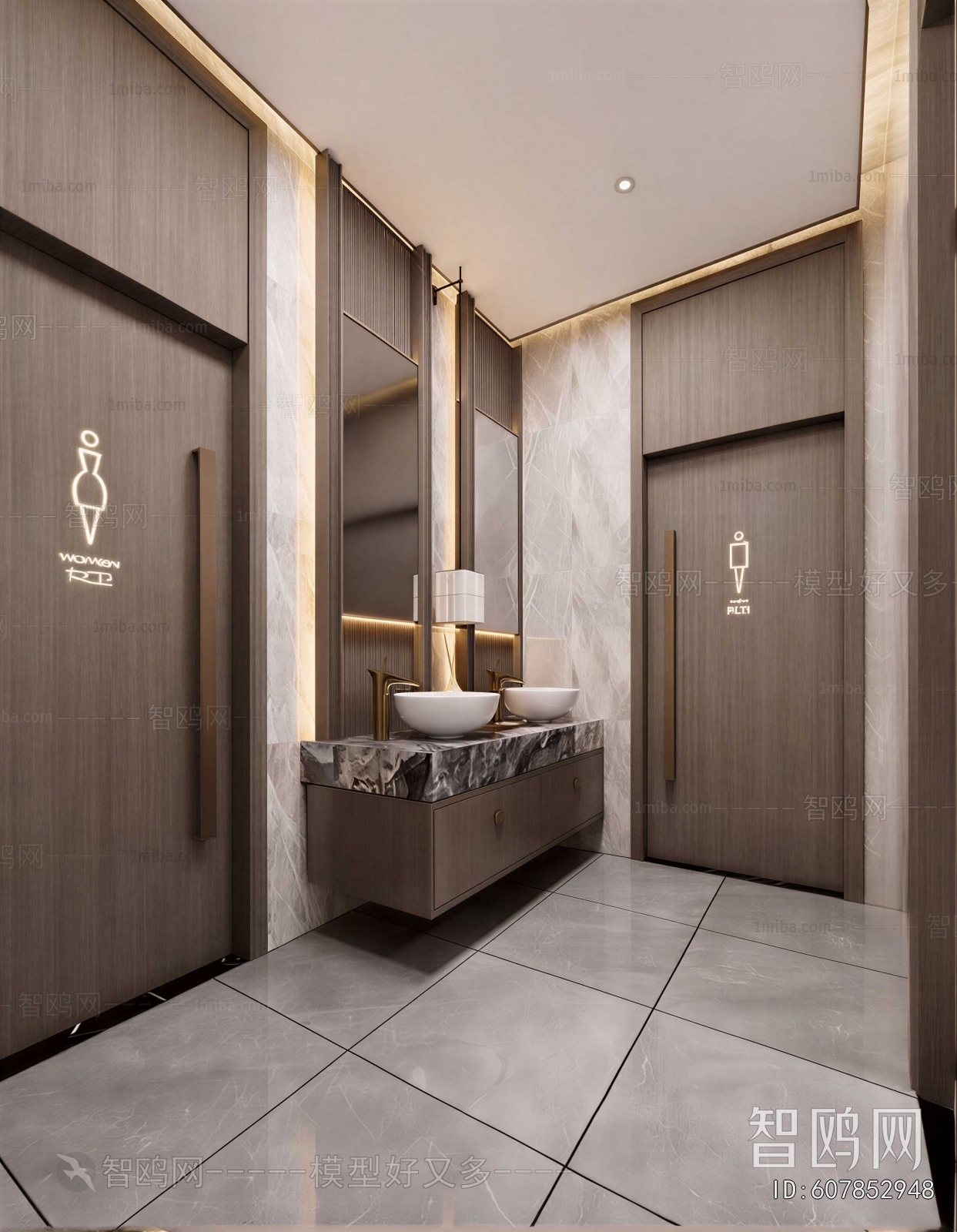 Modern Public Toilet