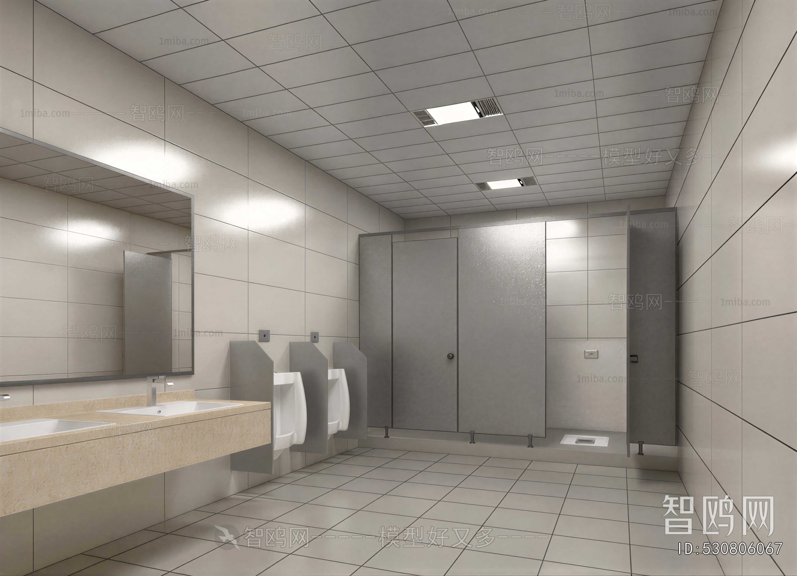 Modern Public Toilet
