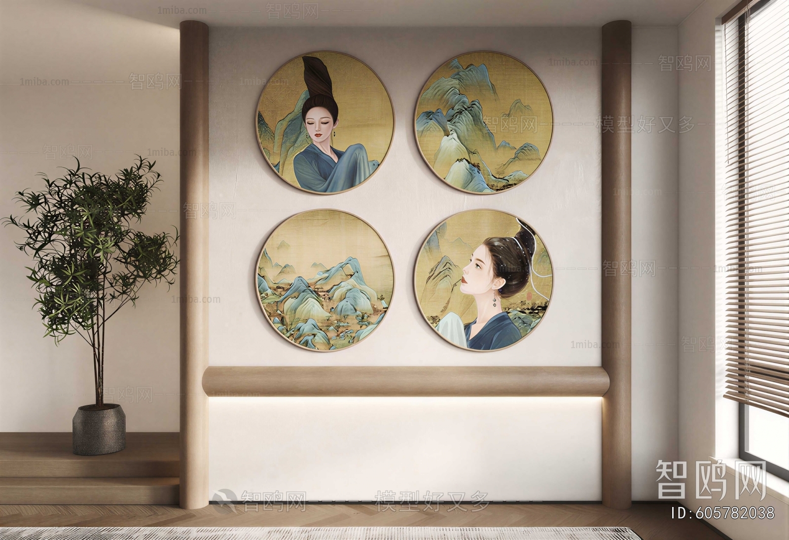 New Chinese Style Painting