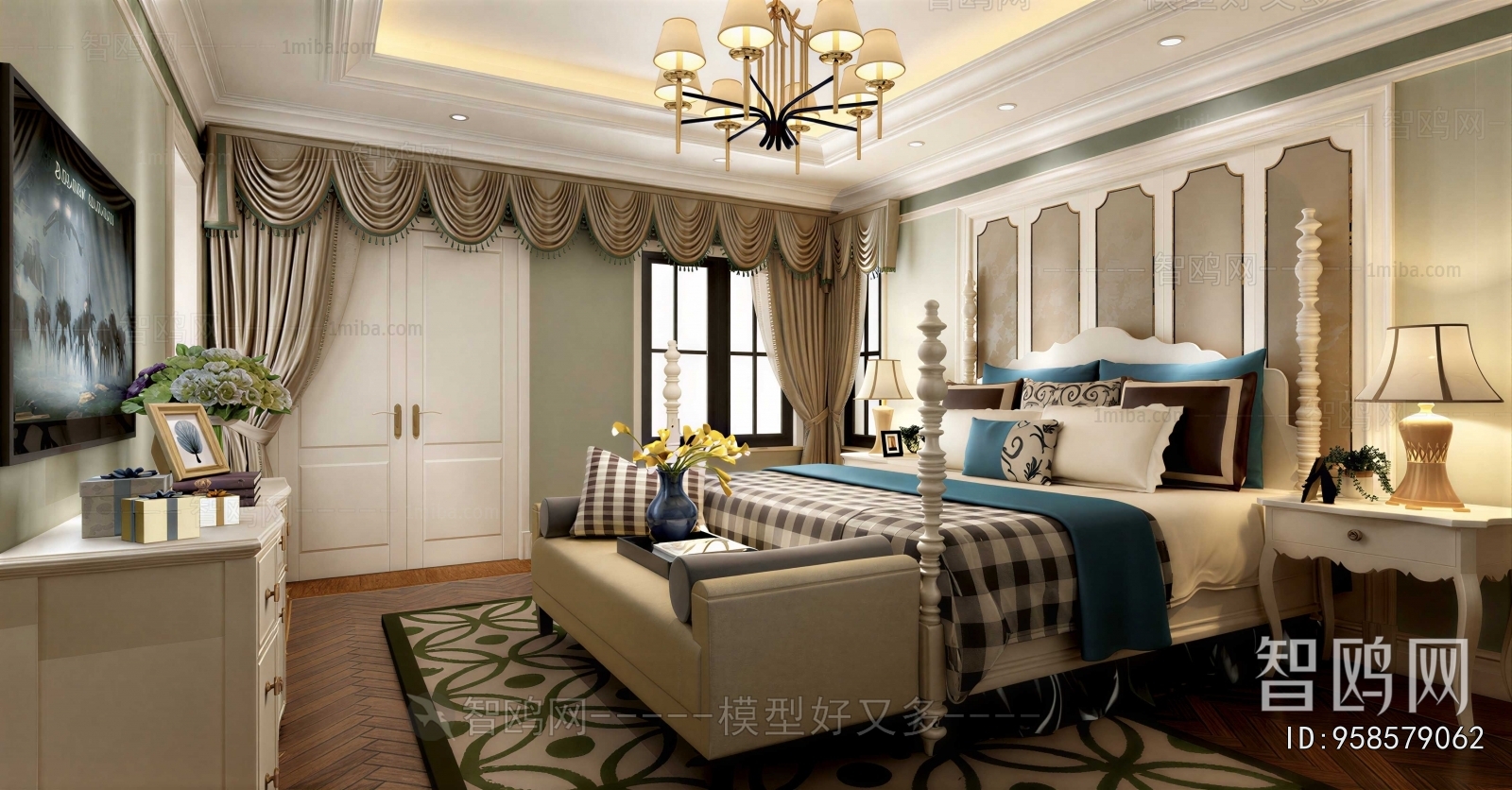 American Style Bedroom