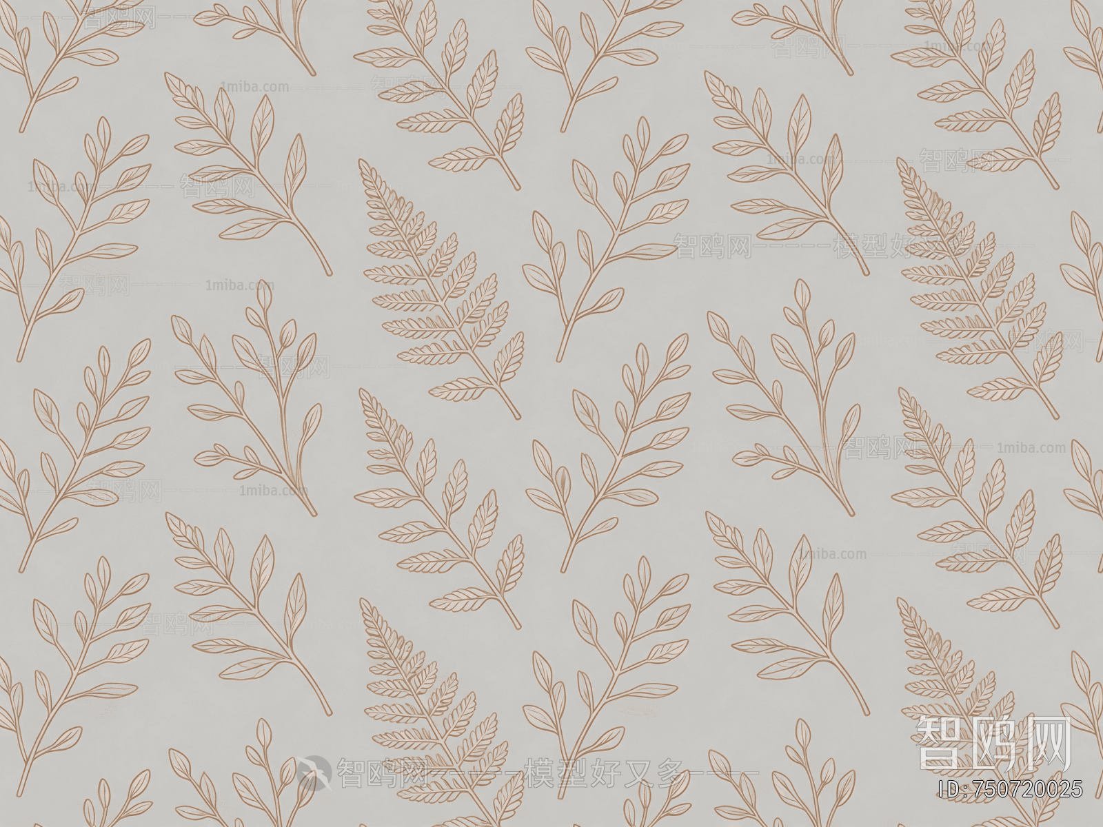 Animal And Plant Pattern Wallpaper