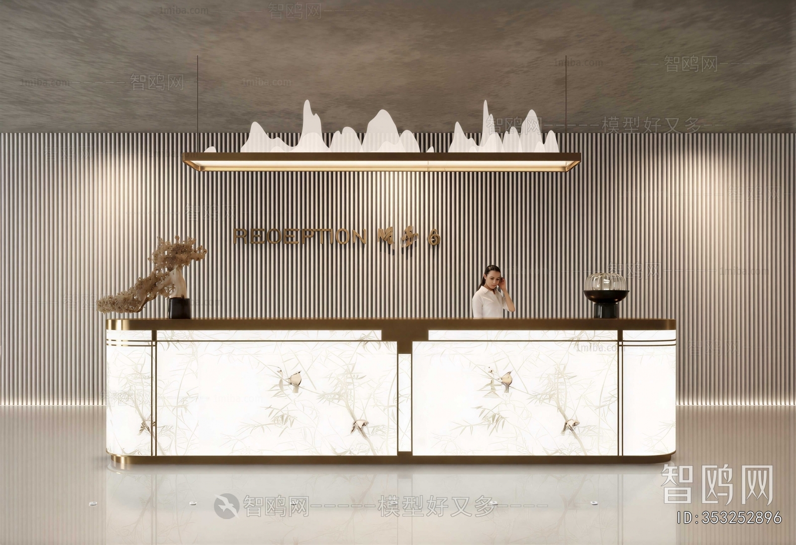 New Chinese Style Lobby Hall