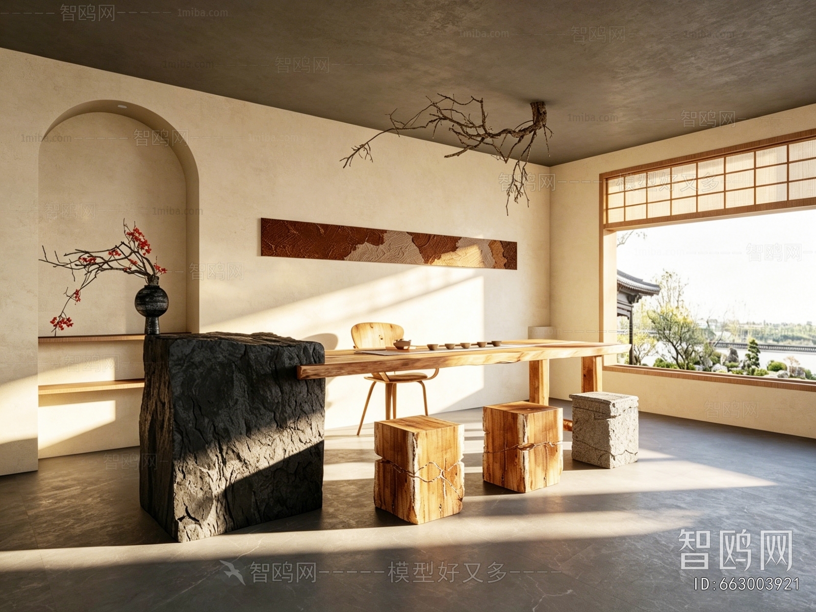Wabi-sabi Style Tea House