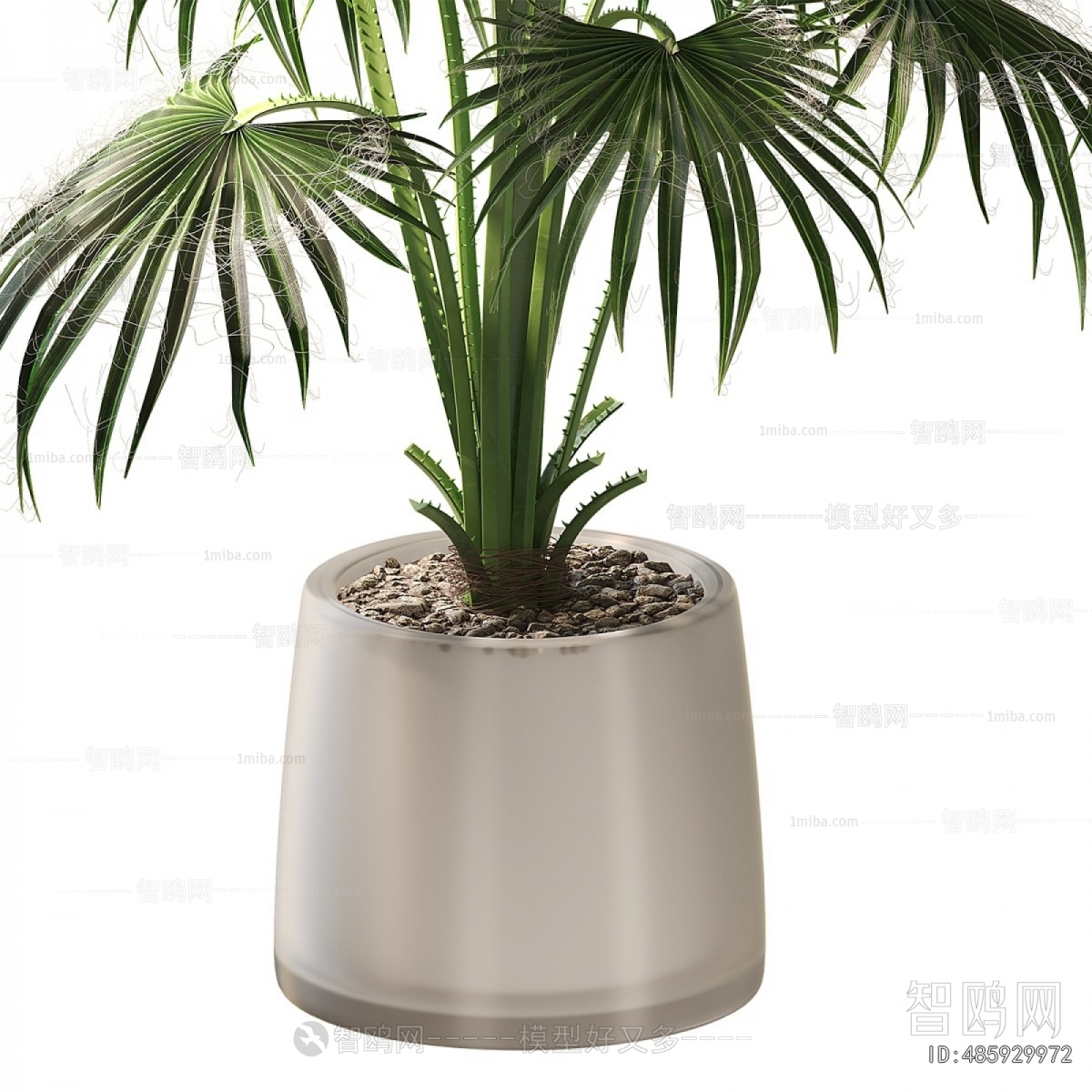 Modern Ground Green Plant Potted Plants