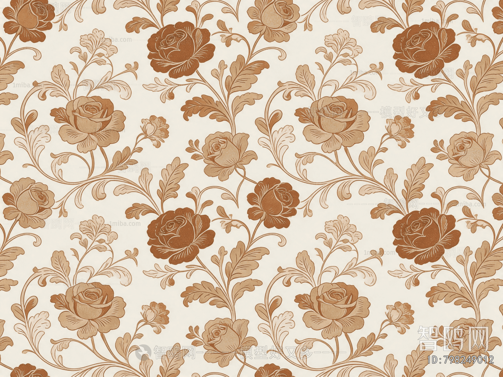 Animal And Plant Pattern Wallpaper