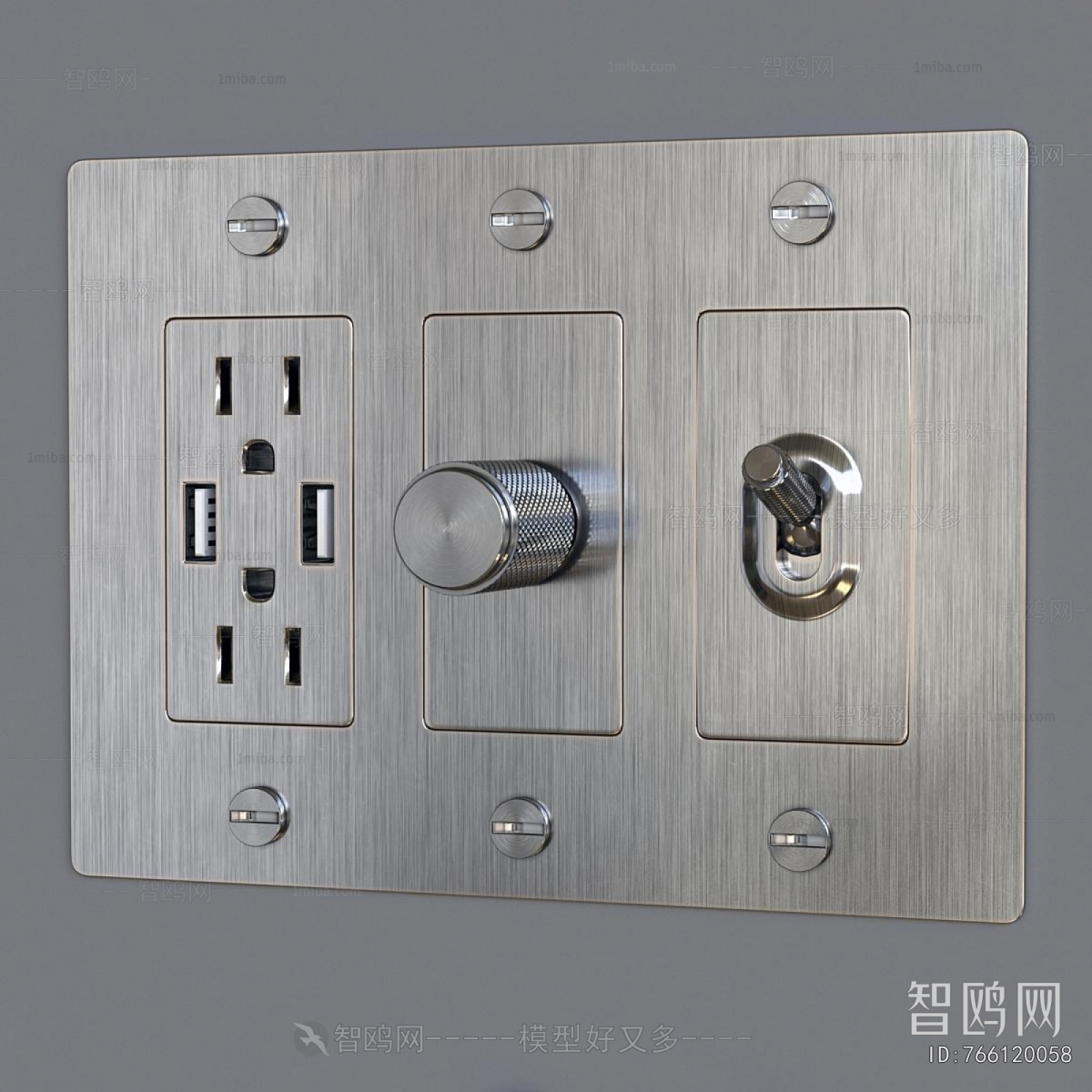 Modern Switch Socket Panel