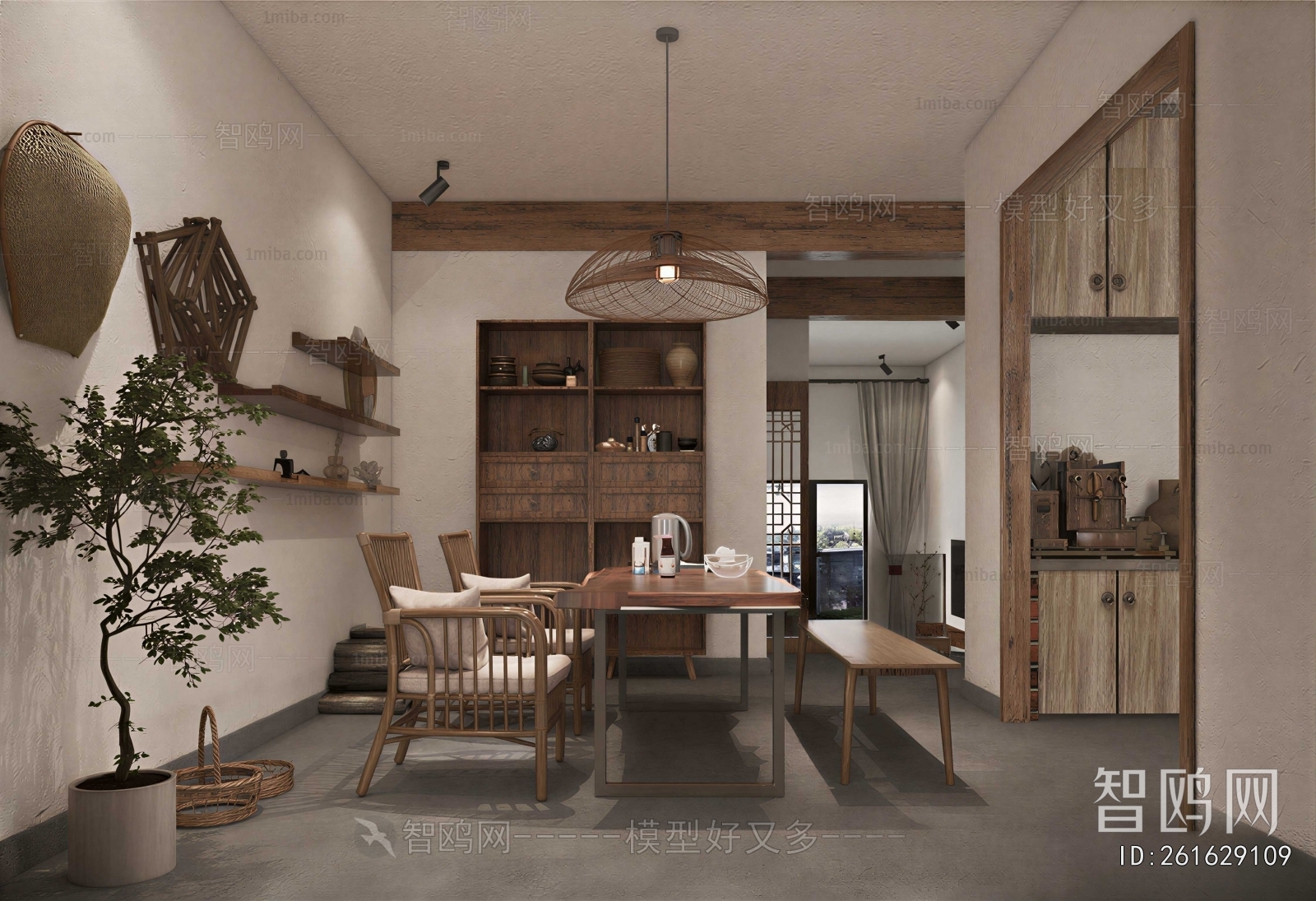 New Chinese Style Dining Room